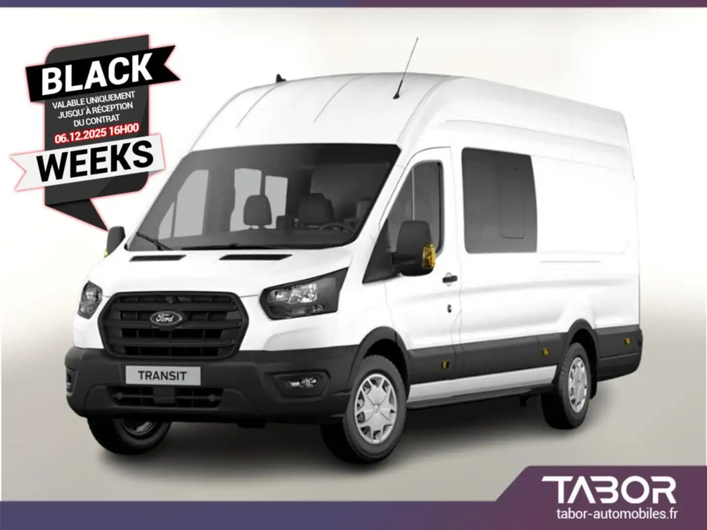Ford Transit DCiV 350 TDCi 165 RWD L4H3 Trend Blanc - 1