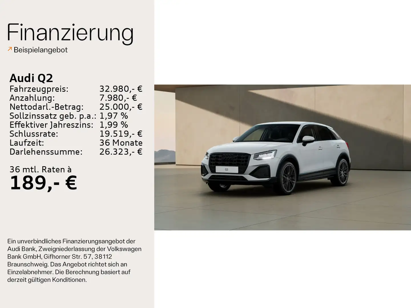 Audi Q2 30 TDI advanced LED*Navi*Virtual*Sound*Kamera Weiß - 2