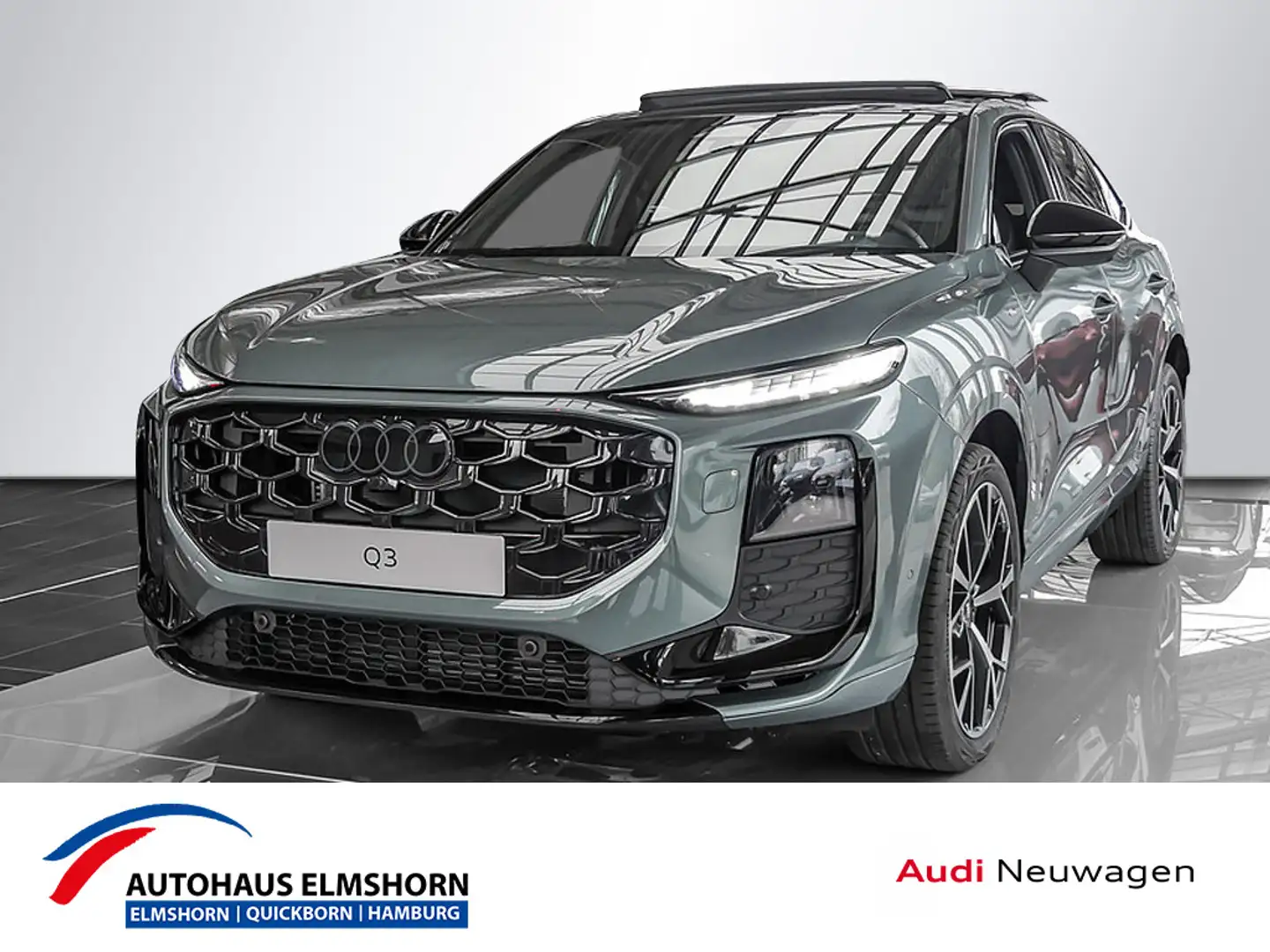 Audi Q3 SUV TFSI quattro 195 kW S tronic HUD SONOS Groen - 1