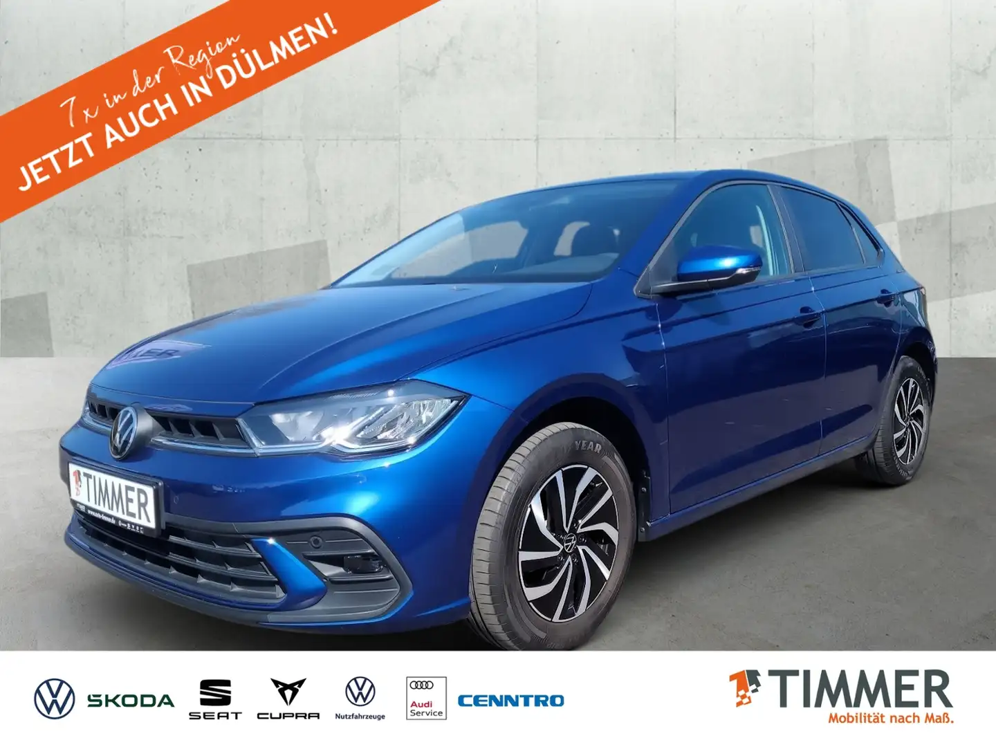 Volkswagen Polo 1.0 FRESH *LED *SHZ *PDC *KLIMA *ALU * Blauw - 1