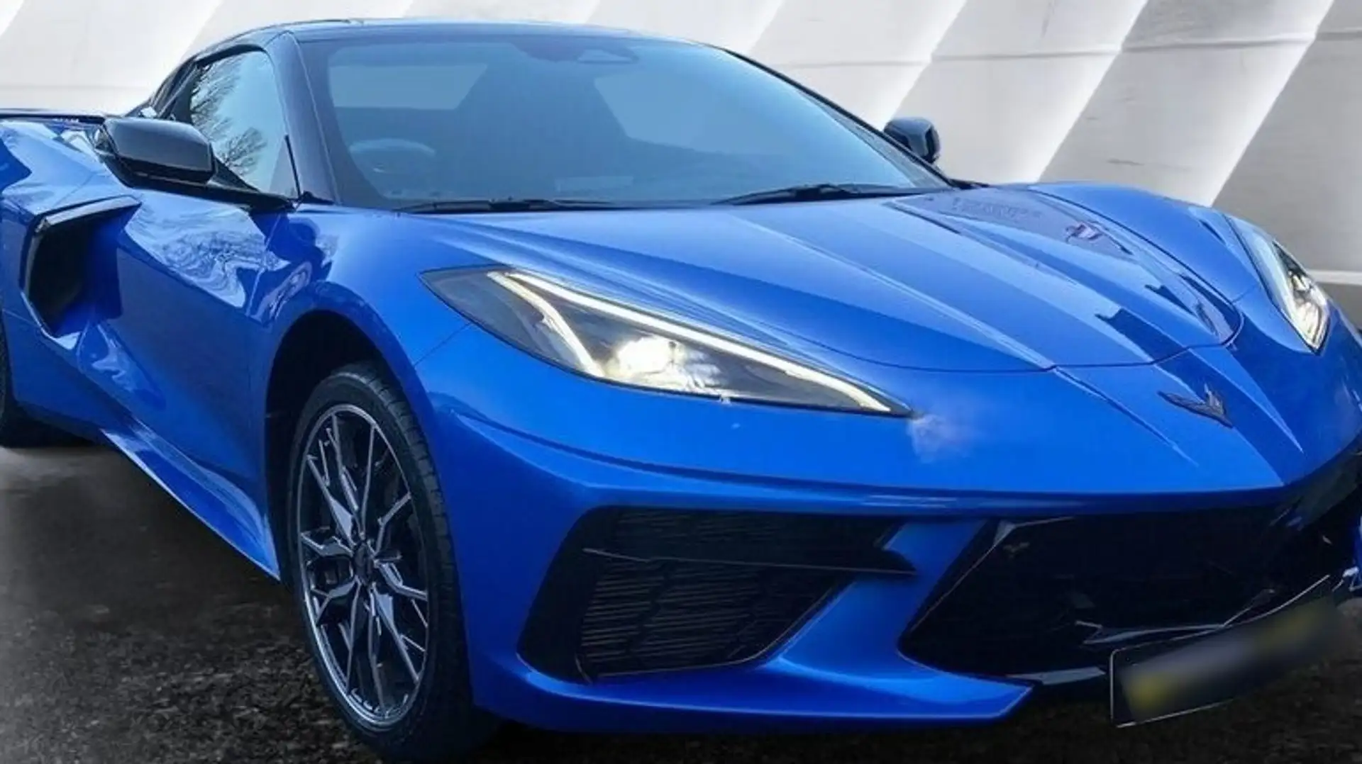 Chevrolet Corvette Descapotable Automático de 3 Puertas Azul - 2