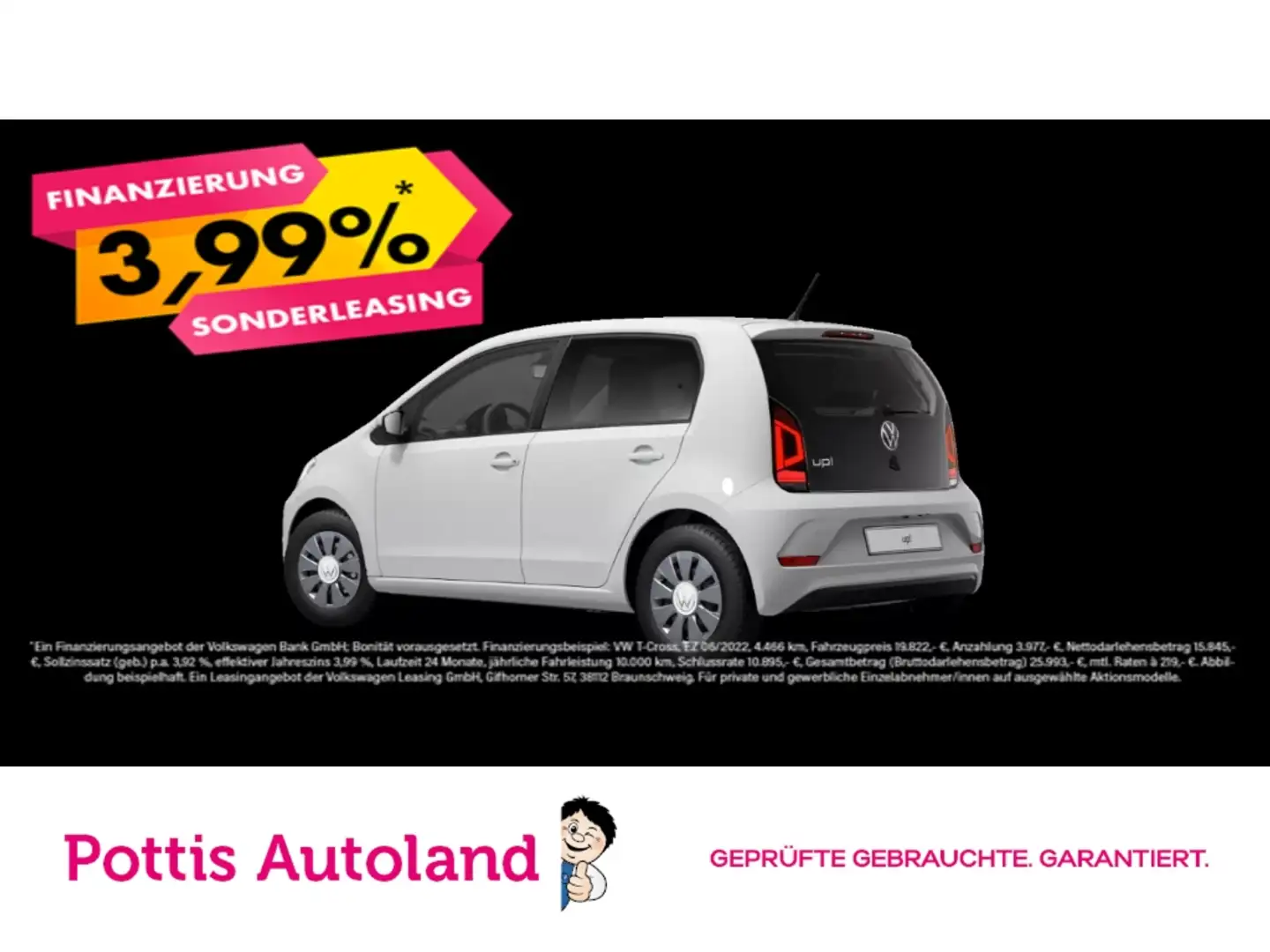 Volkswagen up! 1.0 MPI MOVE UP! PDC KAMERA KLIMA Blanco - 1
