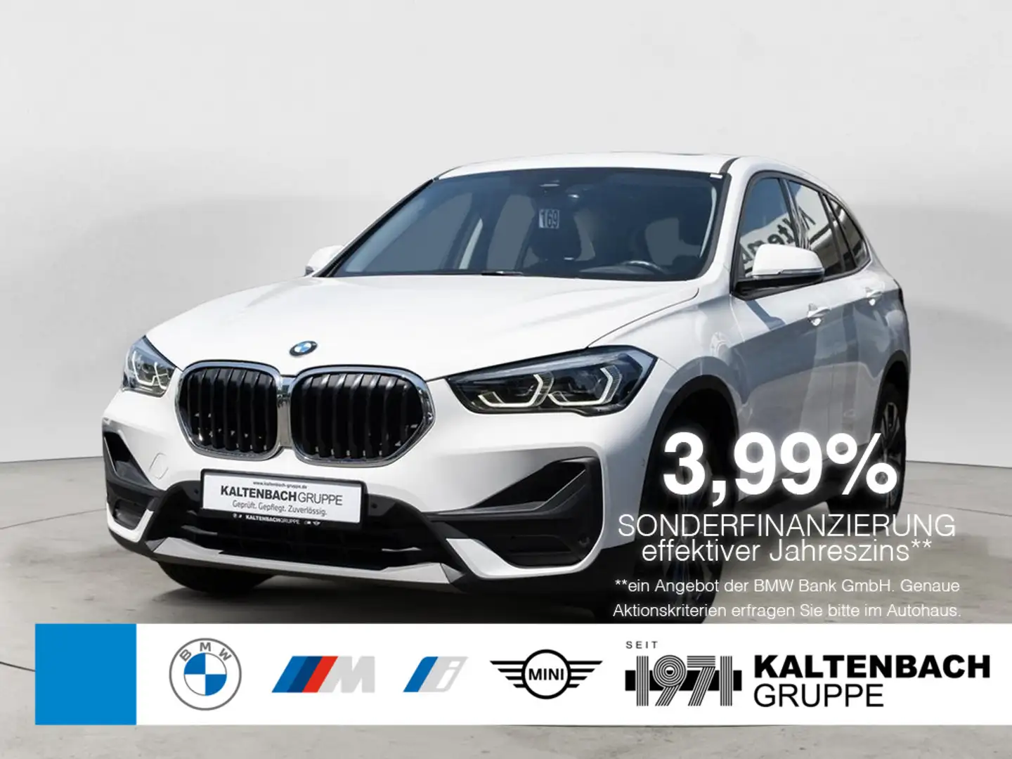 BMW X1 sDrive 18d FACEL. PANO LED NAVI SHZ PDC Weiß - 1