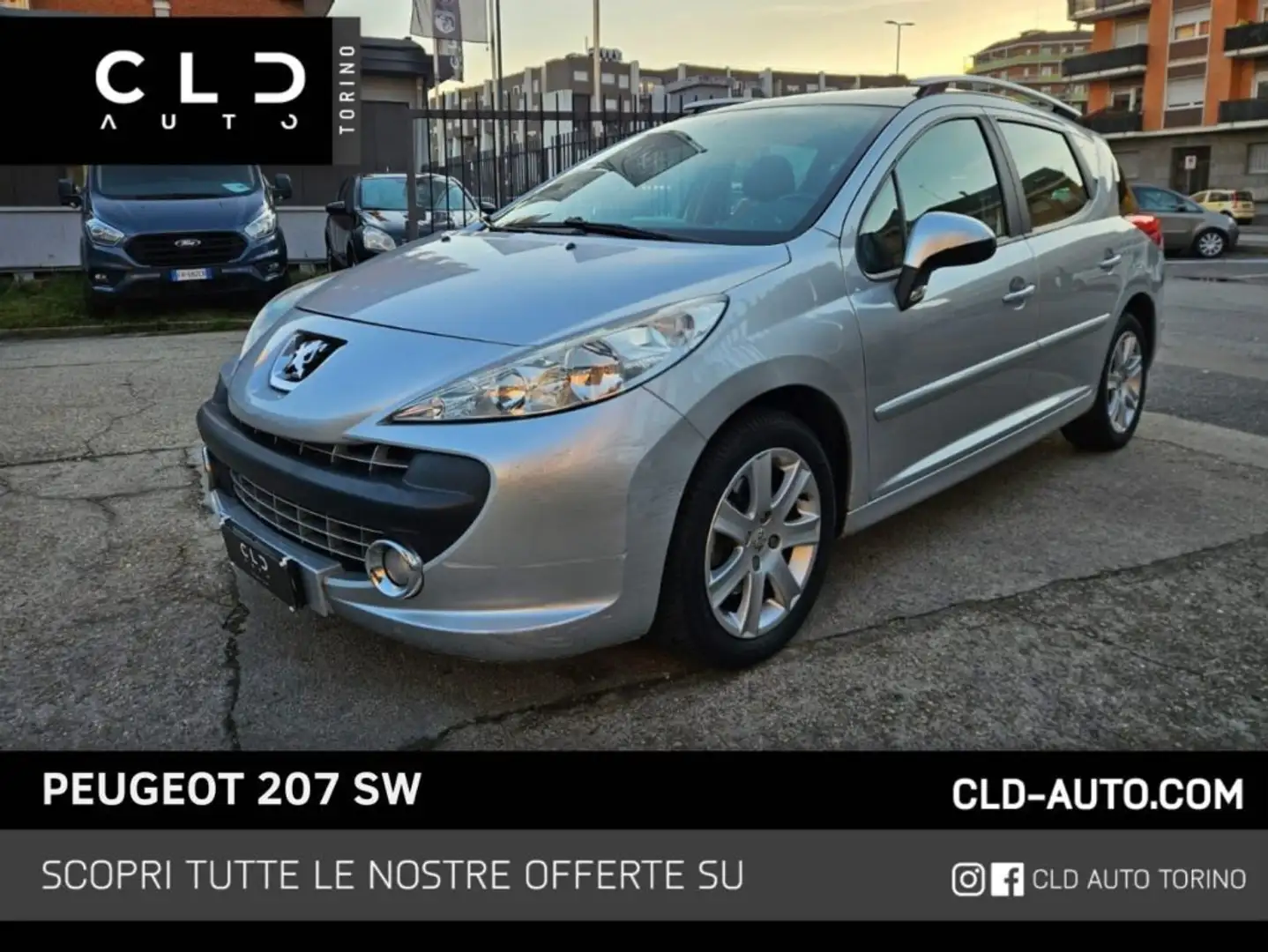 Peugeot 207 1.6 HDi 90CV FAP SW Grigio - 1