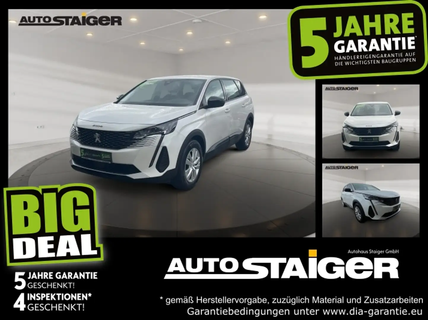Peugeot 5008 1.5 BlueHDi 130 Active Pack Dieselautomat Bílá - 1