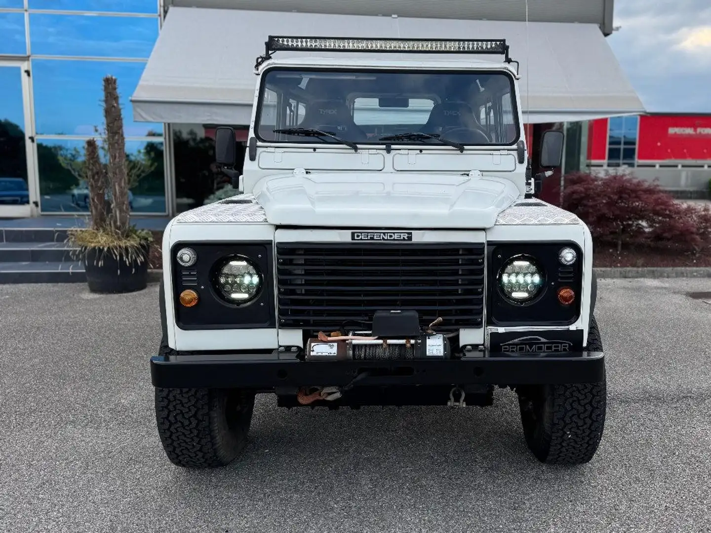 Land Rover Defender 90 2.5 Td5 AUTOCARRO *3 POSTI*GANCIO*TAGLIANDATA* Bianco - 2