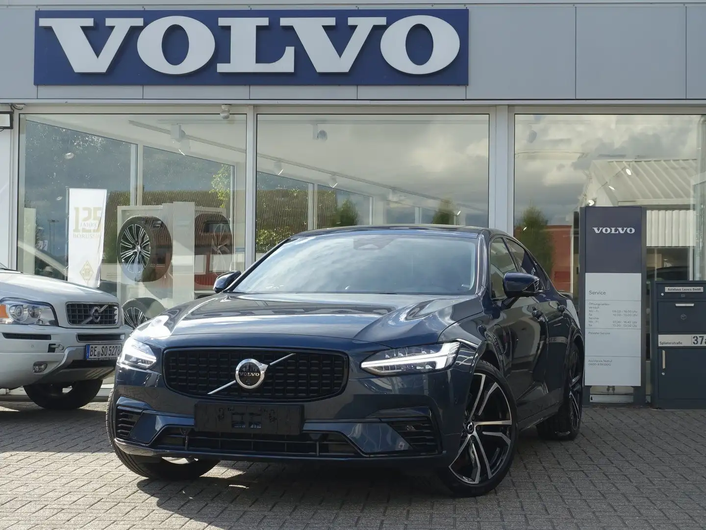 Volvo S90 Recharge Ultimate T8 AWD B&W/FOUR-C/AKUSTIK Blauw - 1