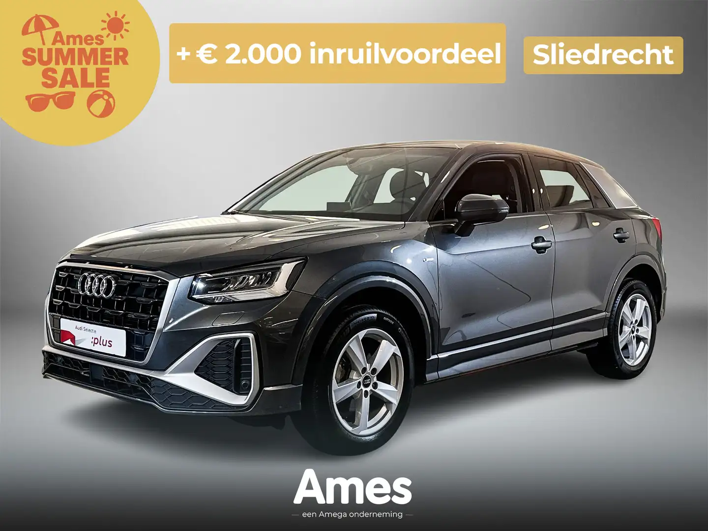 Audi Q2 35 TFSI 150pk s-tronic S-Line | Voorstoelen verwar Grijs - 1