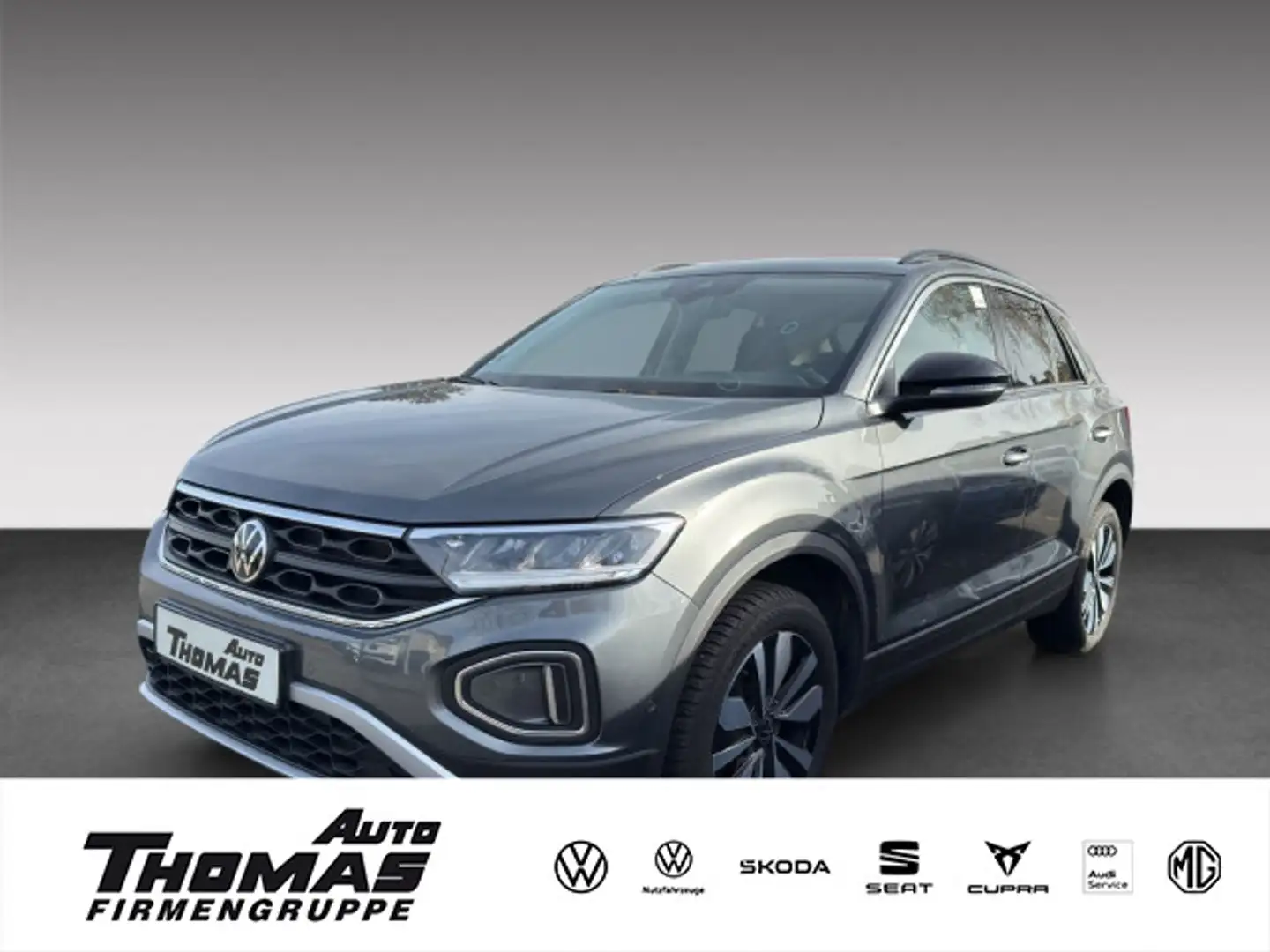Volkswagen T-Roc 1.0 6-Gang TSI Goal ACC Klima SHZ Grau - 1