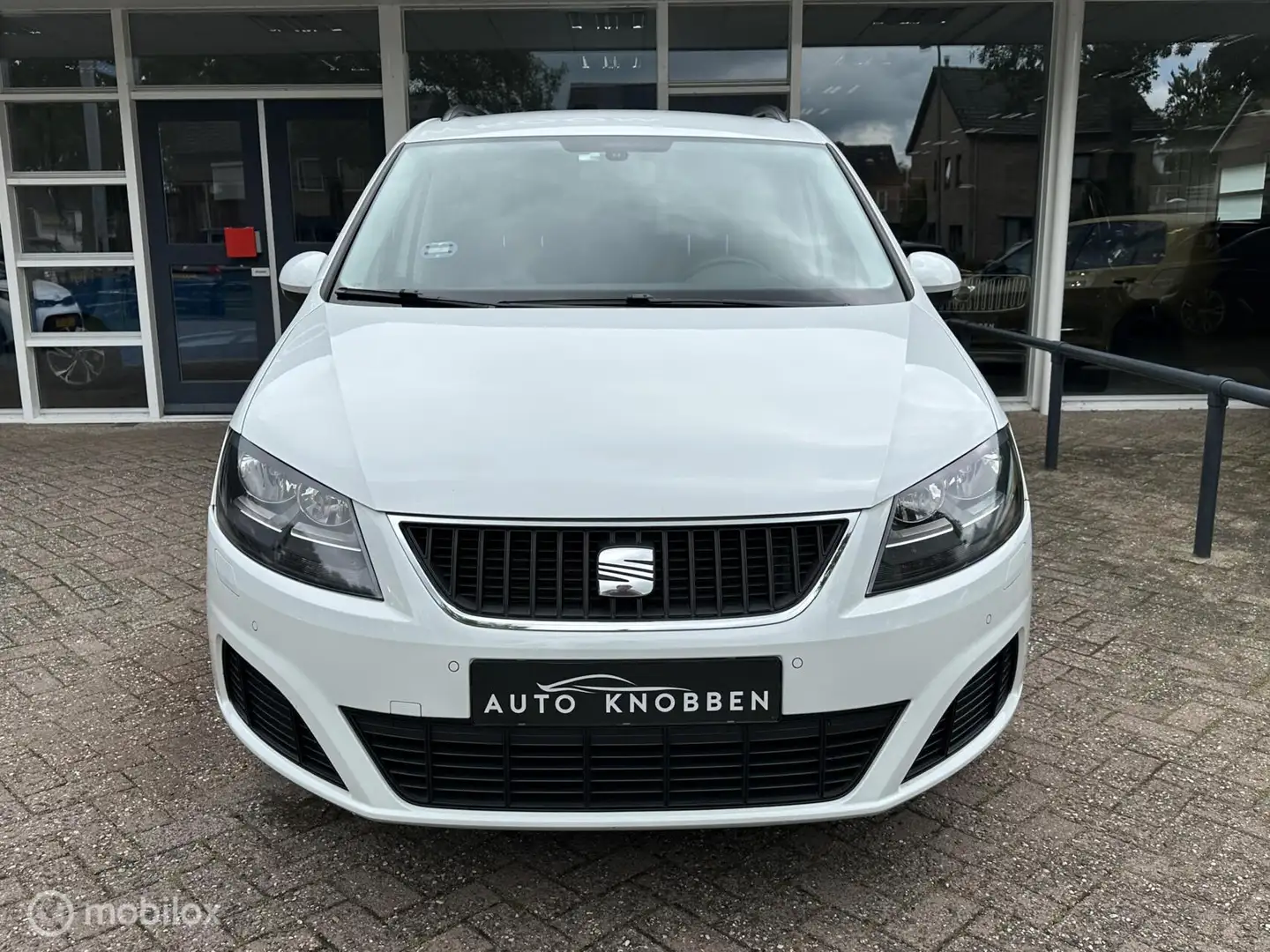 SEAT Alhambra 1.4 TSI Reference 7p Navi, Climat, Pdc, Trekhaak, Wit - 2