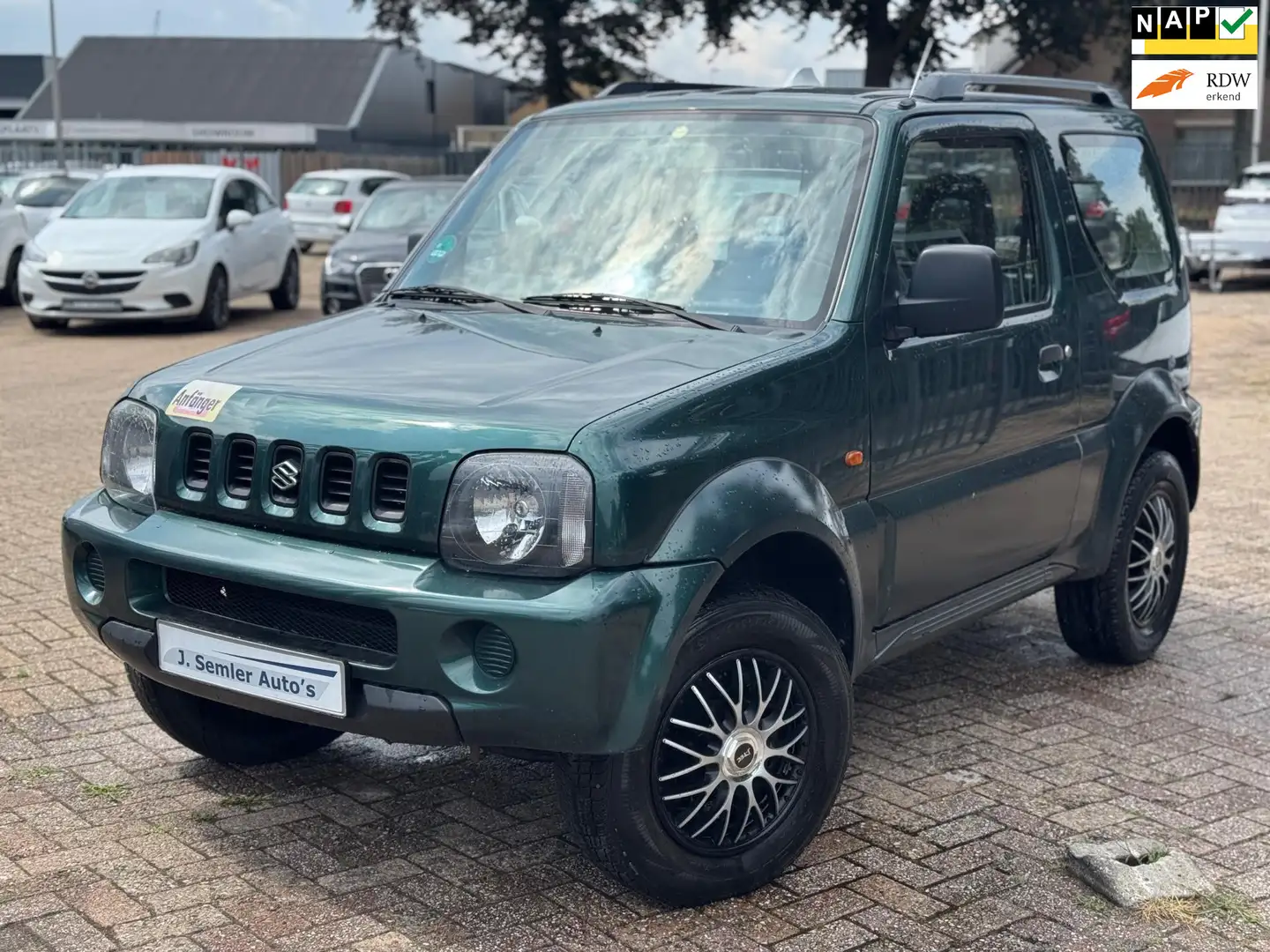 Suzuki Jimny 1.3 JLX 4X4 81DKM DUITSE PAPIEREN Groen - 1