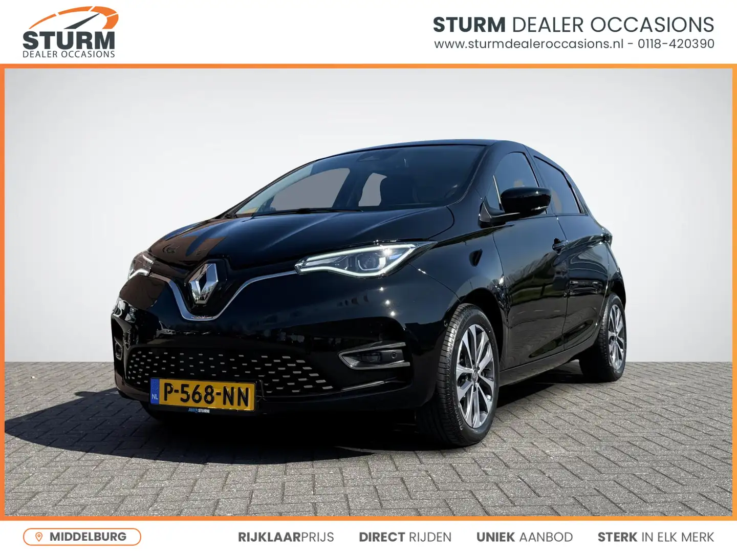 Renault ZOE R135 Intens 52 kWh Koopaccu + Snellaadfunctie | Na Noir - 1