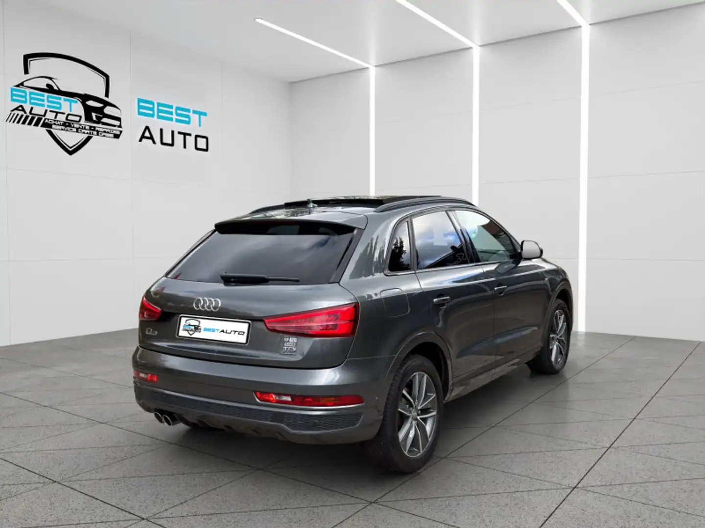 Audi Q3 35 TDI 150CH S LINE MIDNIGHT SERIES QUATTRO S TRONIC 7 Gris - 2