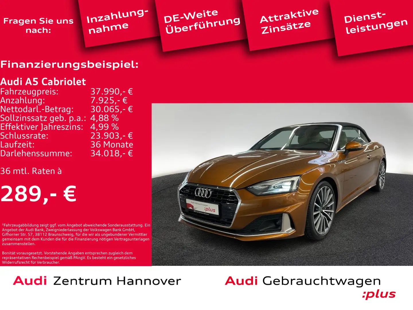Audi A5 40 TDI quattro Advanced B&O Kamera Kahverengi - 1