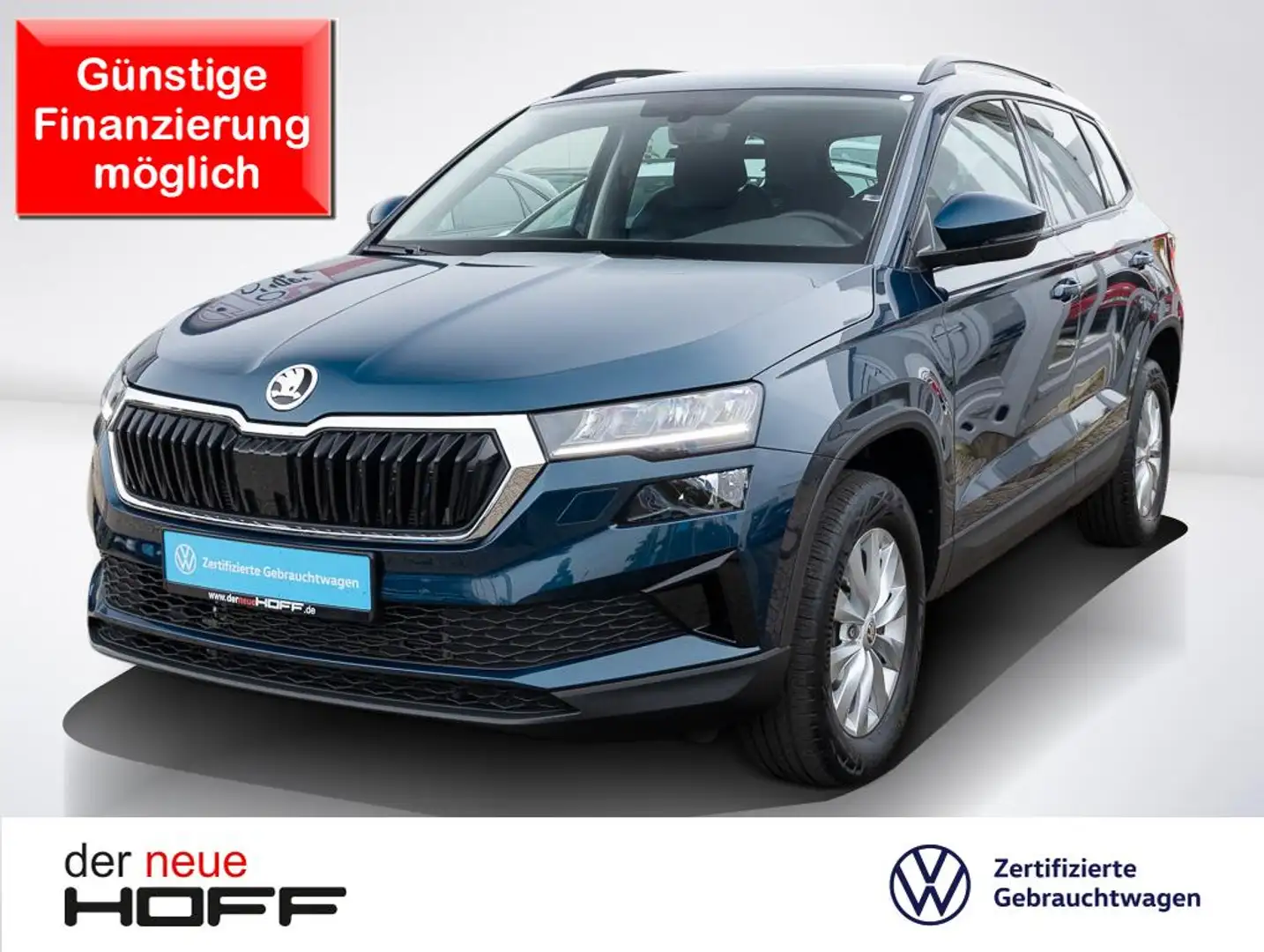 Skoda Karoq 1.5 TSI ACT Ambition LED AppConnect AHK Sitzheizun Blau - 1