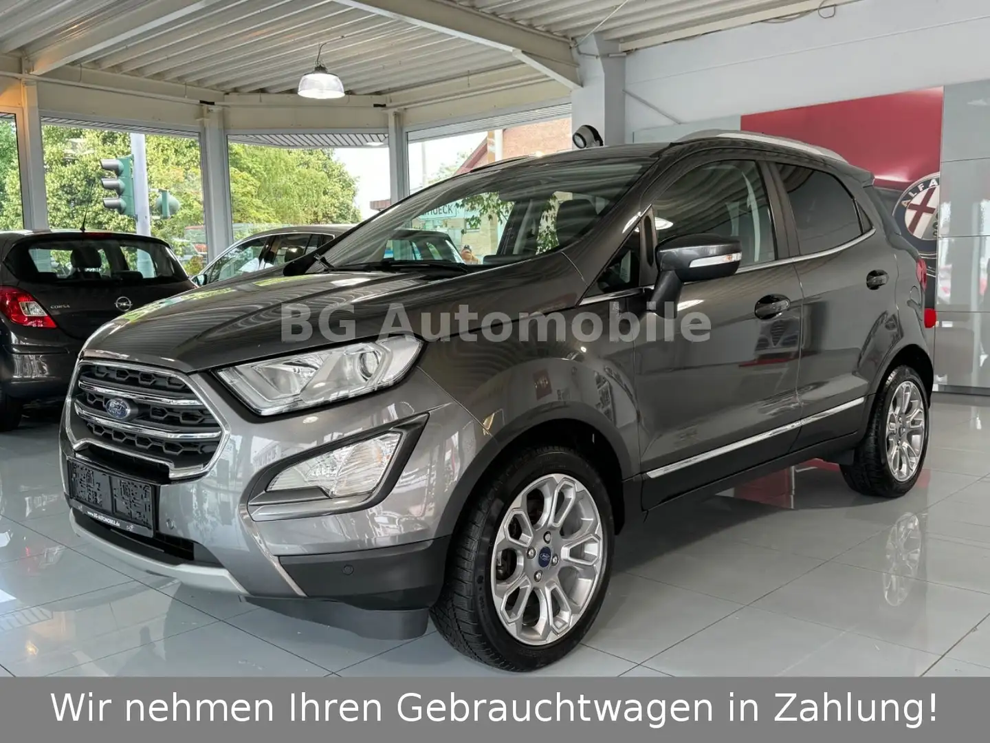 Ford EcoSport Titanium X*1.Hand*Schiebedach*R-Kamera* Grau - 1