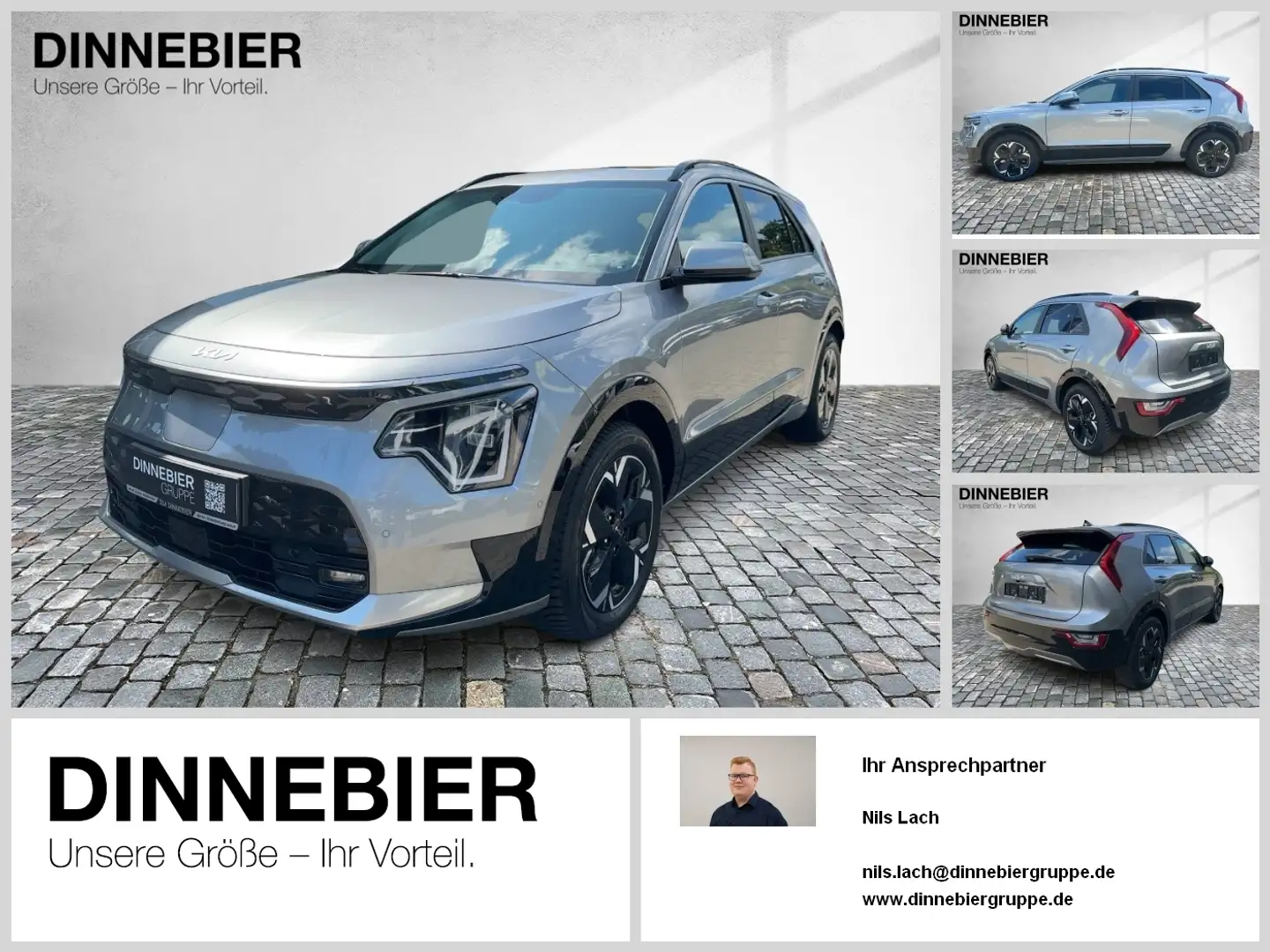 Kia Niro EV EV Inspiration WP DW TEC REX SD GD HUD LED Gris - 1