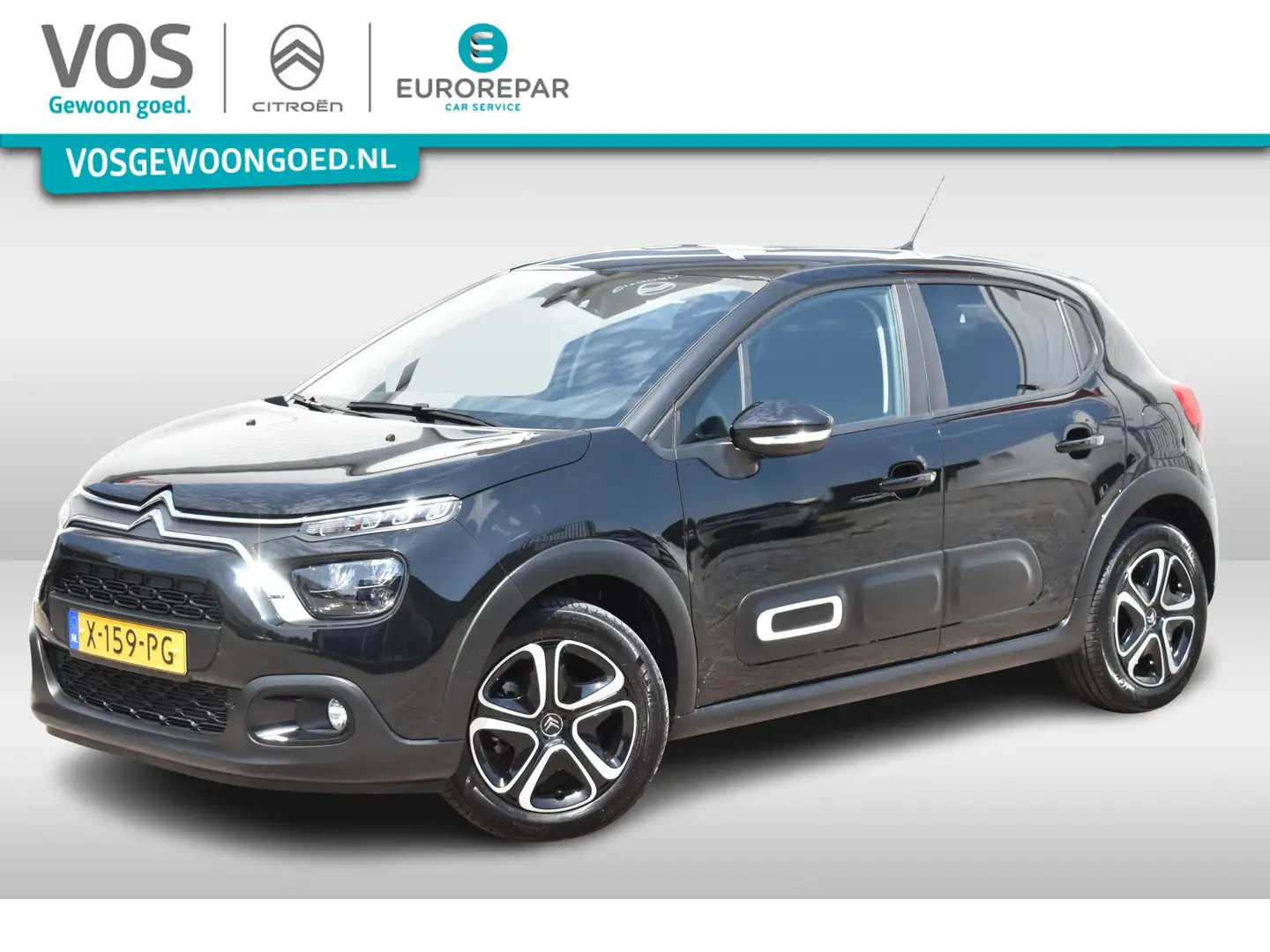 Citroen C3 PureTech 83 Plus | Parkeersensoren achter | Nav | Zwart - 1
