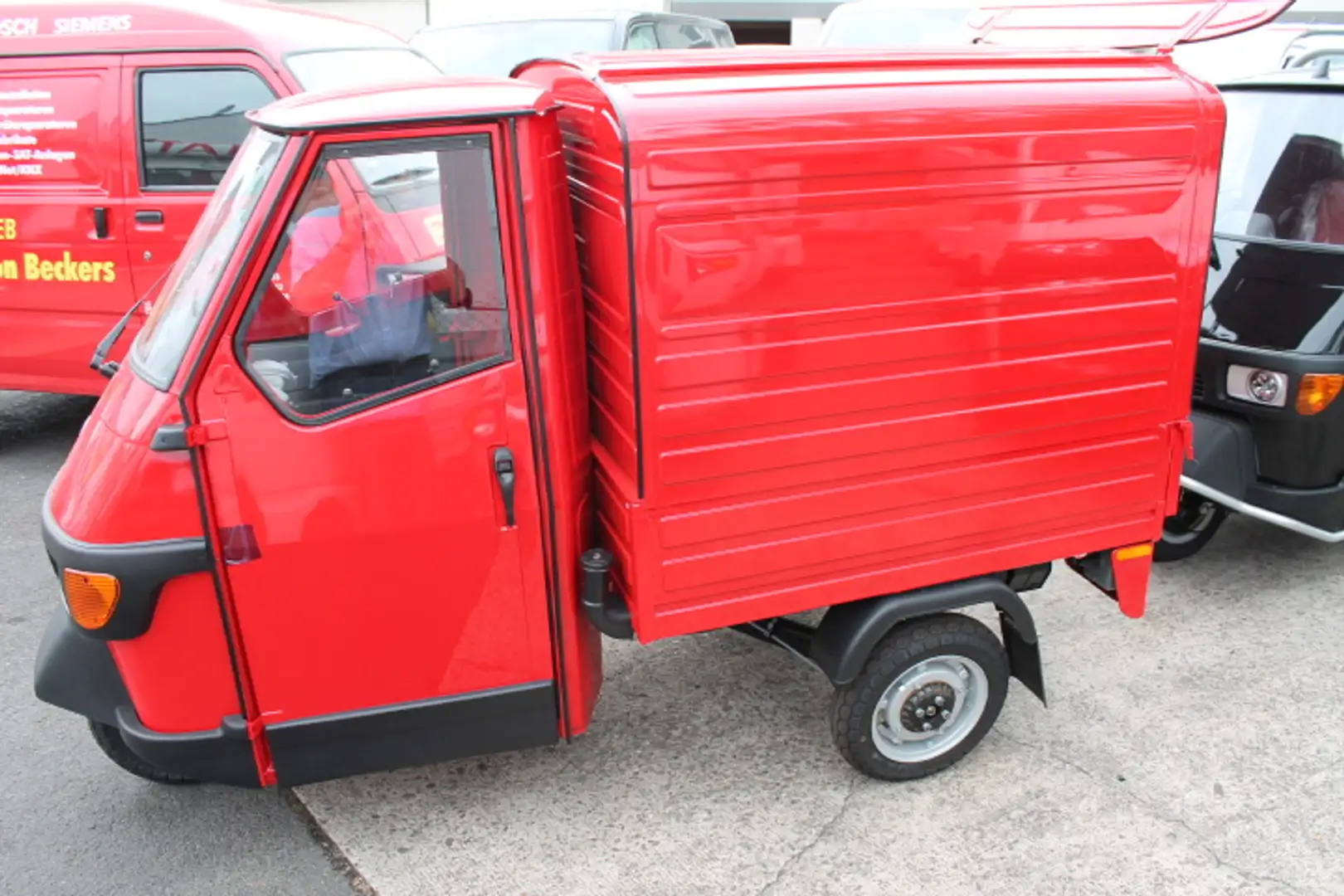 Piaggio Ape 50 Kasten LED SOFORT !! Červená - 2