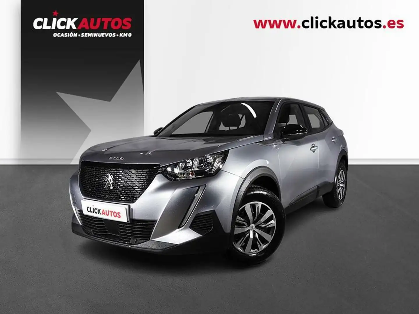 Peugeot 2008 1.2 PureTech S&S Active Pack 100 Grau - 2