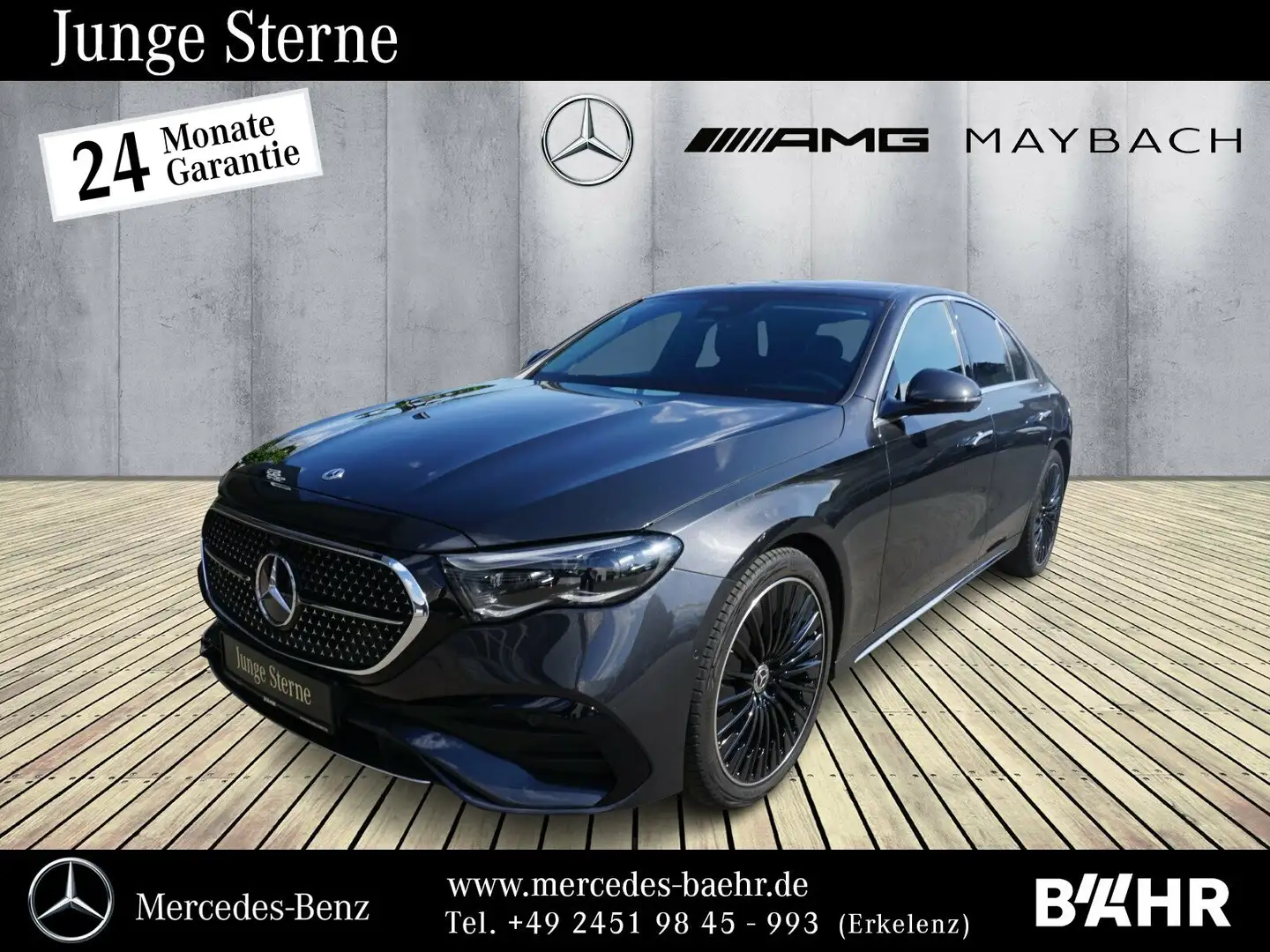 Mercedes-Benz E 220 E 220 d AMG/MBUX/Digital-Light/AHK/Distronic/20" Grau - 1