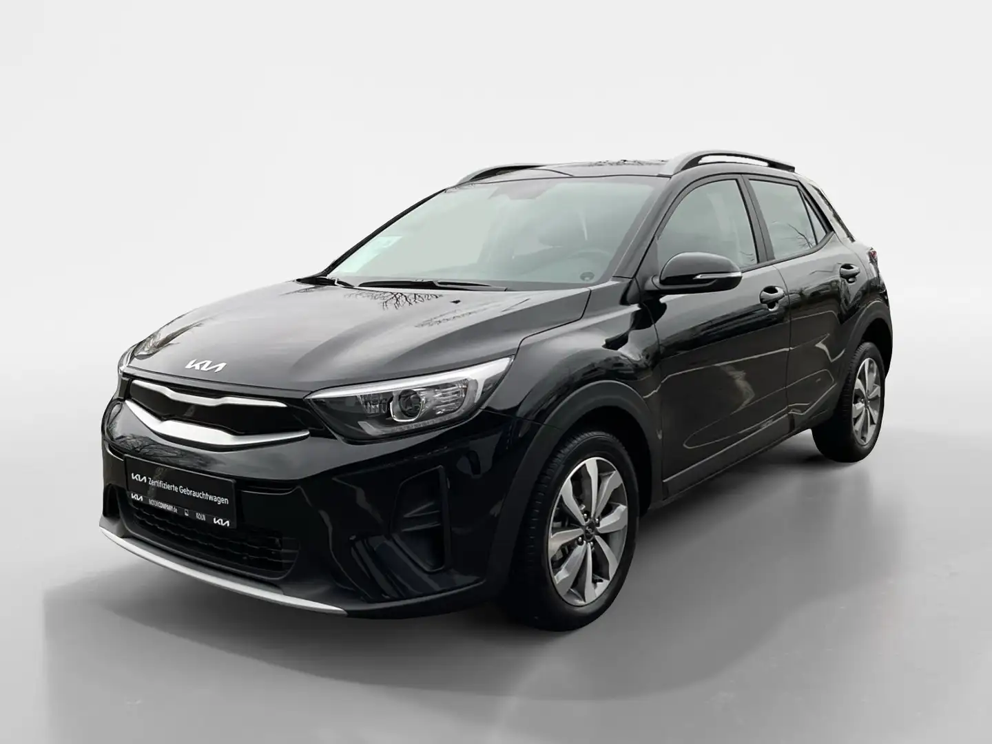 Kia Stonic 1.0 T-GDI Vision +DCT+Navi+R.Kam+Allwetter Schwarz - 2