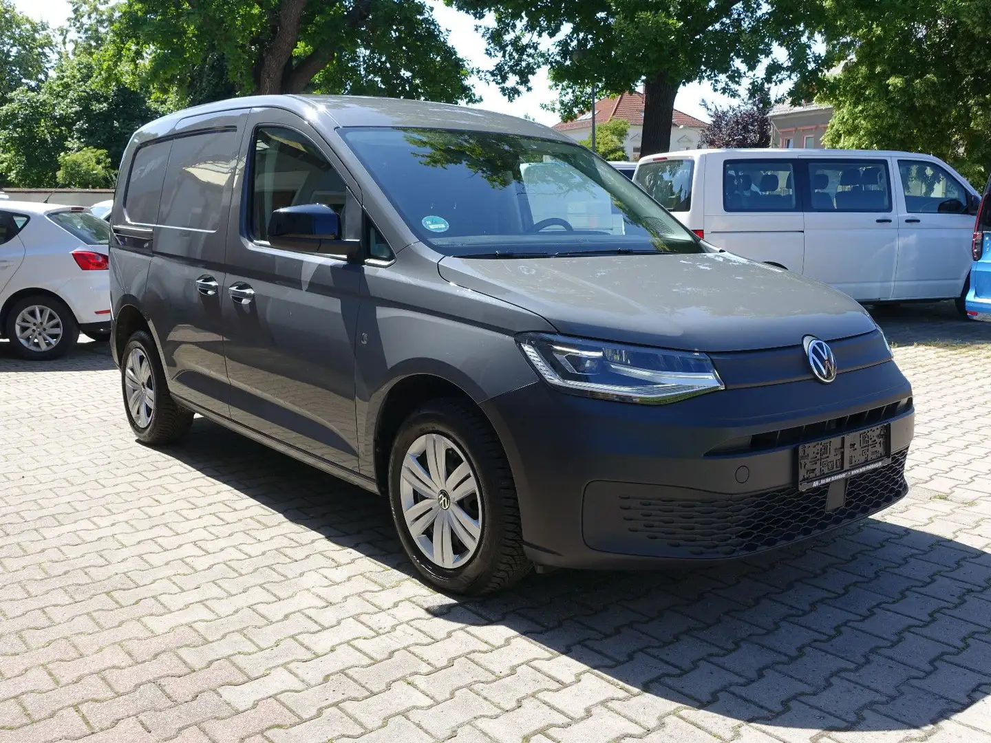 Volkswagen Caddy Cargo 2.0 TDi,Klimaaut,Navi,Standhzg,LED Grijs - 1