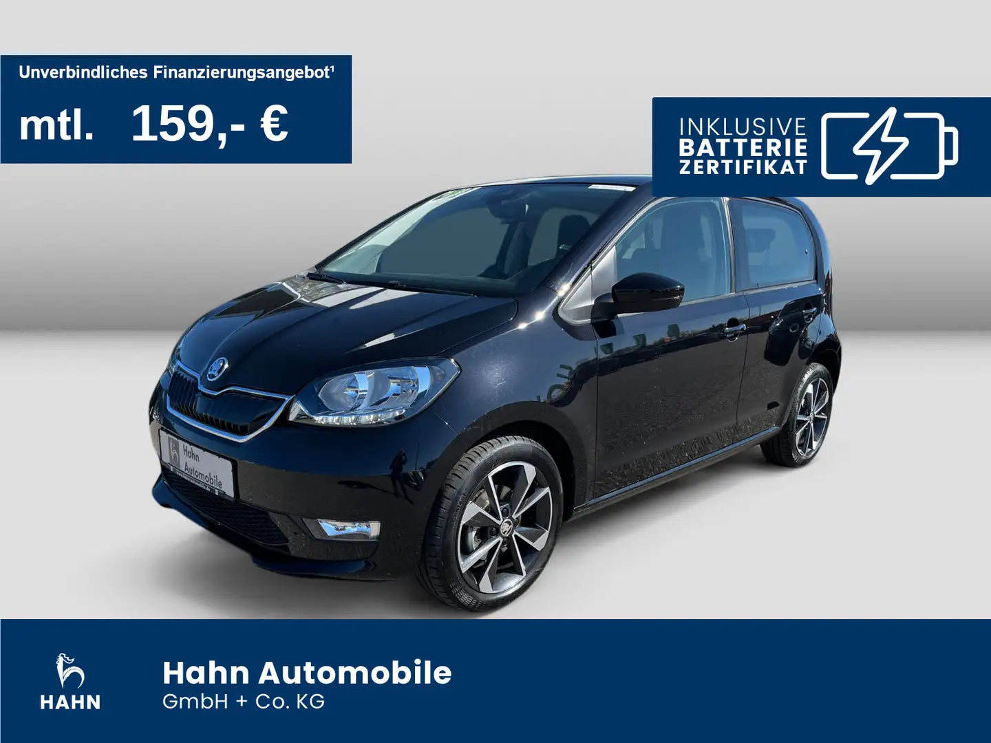 Skoda Citigo e iV Style DSG Climatr PDCh Freispr SHZ Negro - 1