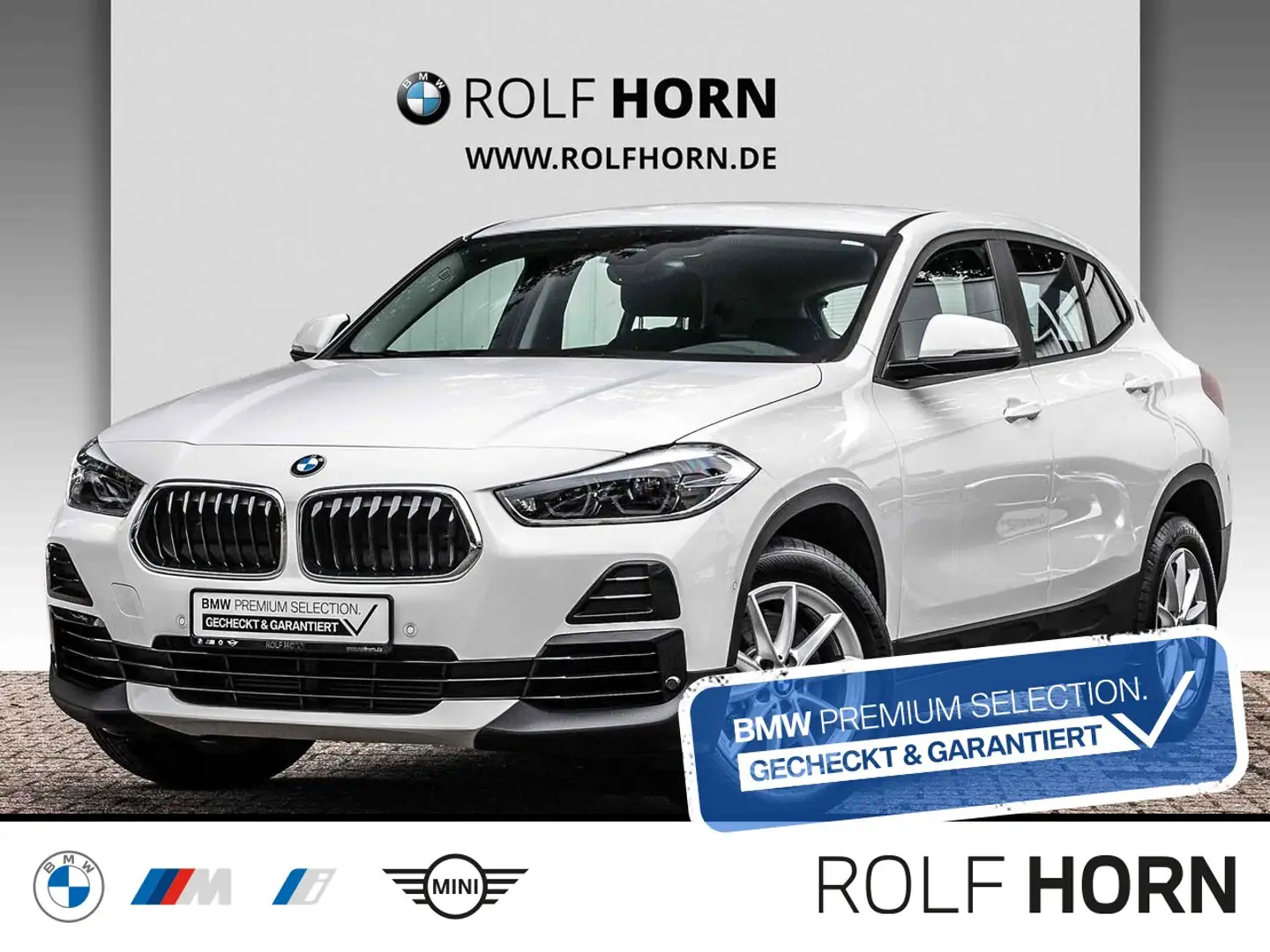 BMW X2 sDrive20i Advantage Autom Navi LED Klima SHZ Bianco - 1