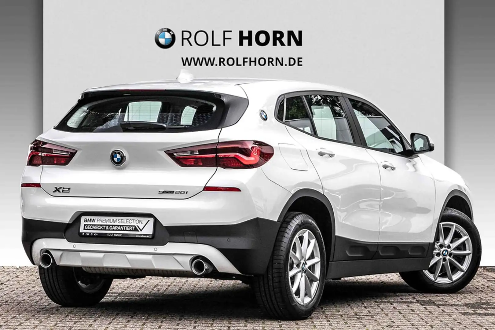 BMW X2 sDrive20i Advantage Autom Navi LED Klima SHZ Bianco - 2