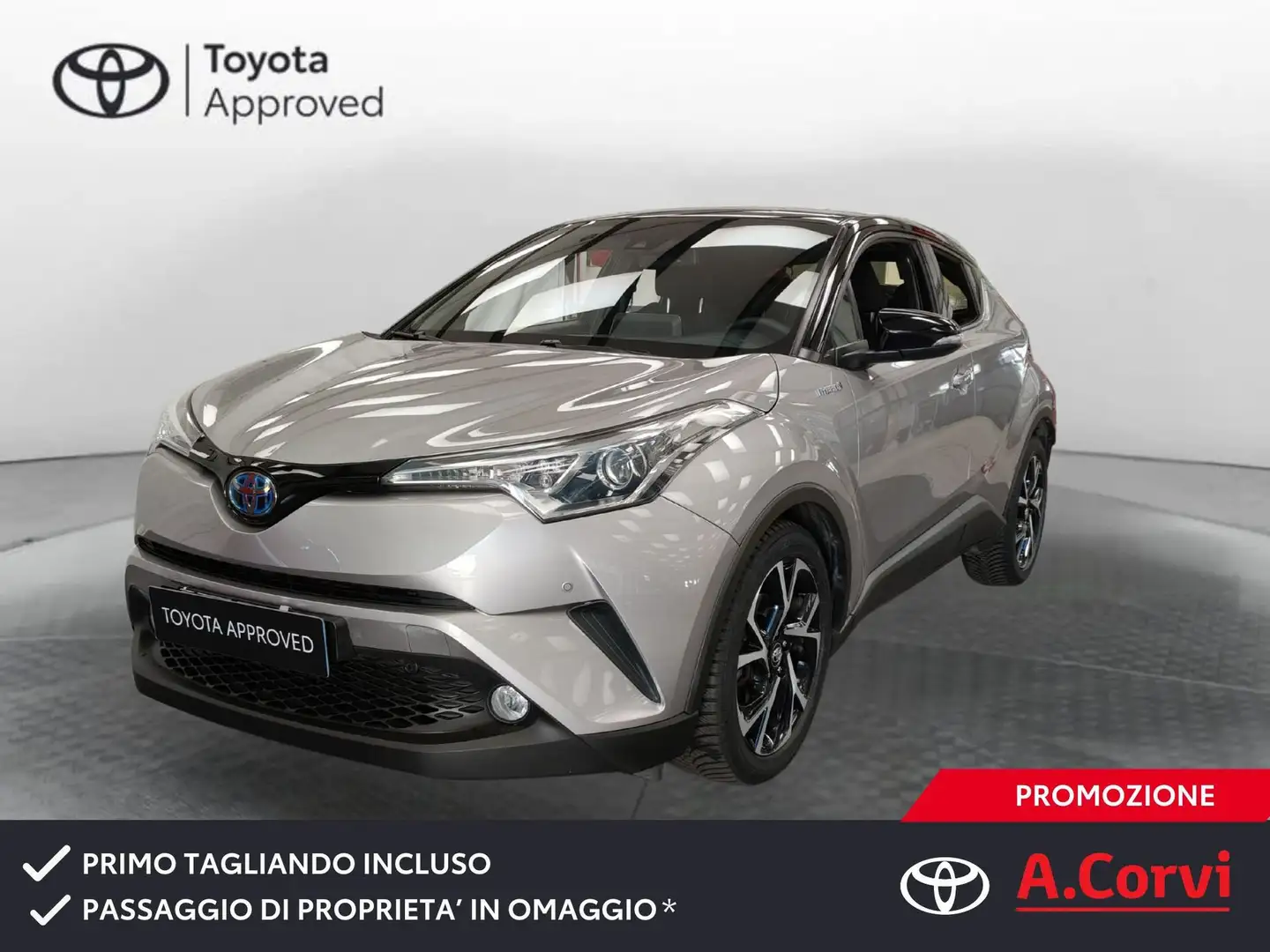 Toyota C-HR 1.8 Hybrid E-CVT Trend Grigio - 1