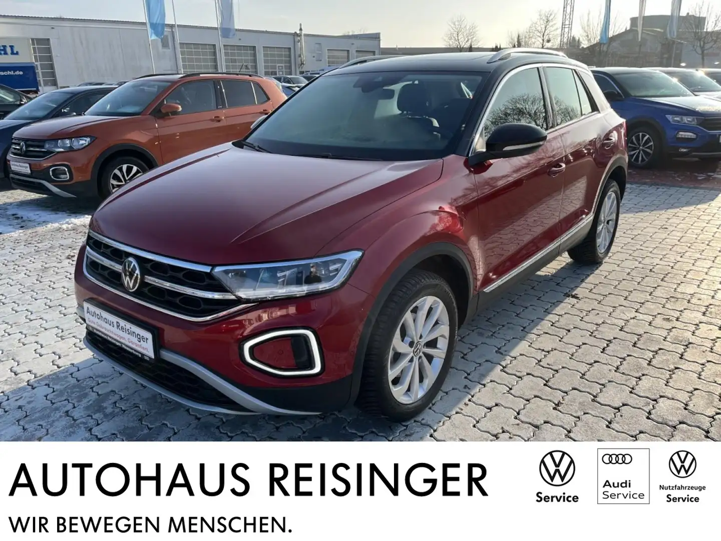 Volkswagen T-Roc 1.5 TSI Style (NAVI,LED,Panorama) Klima Navi Rouge - 1