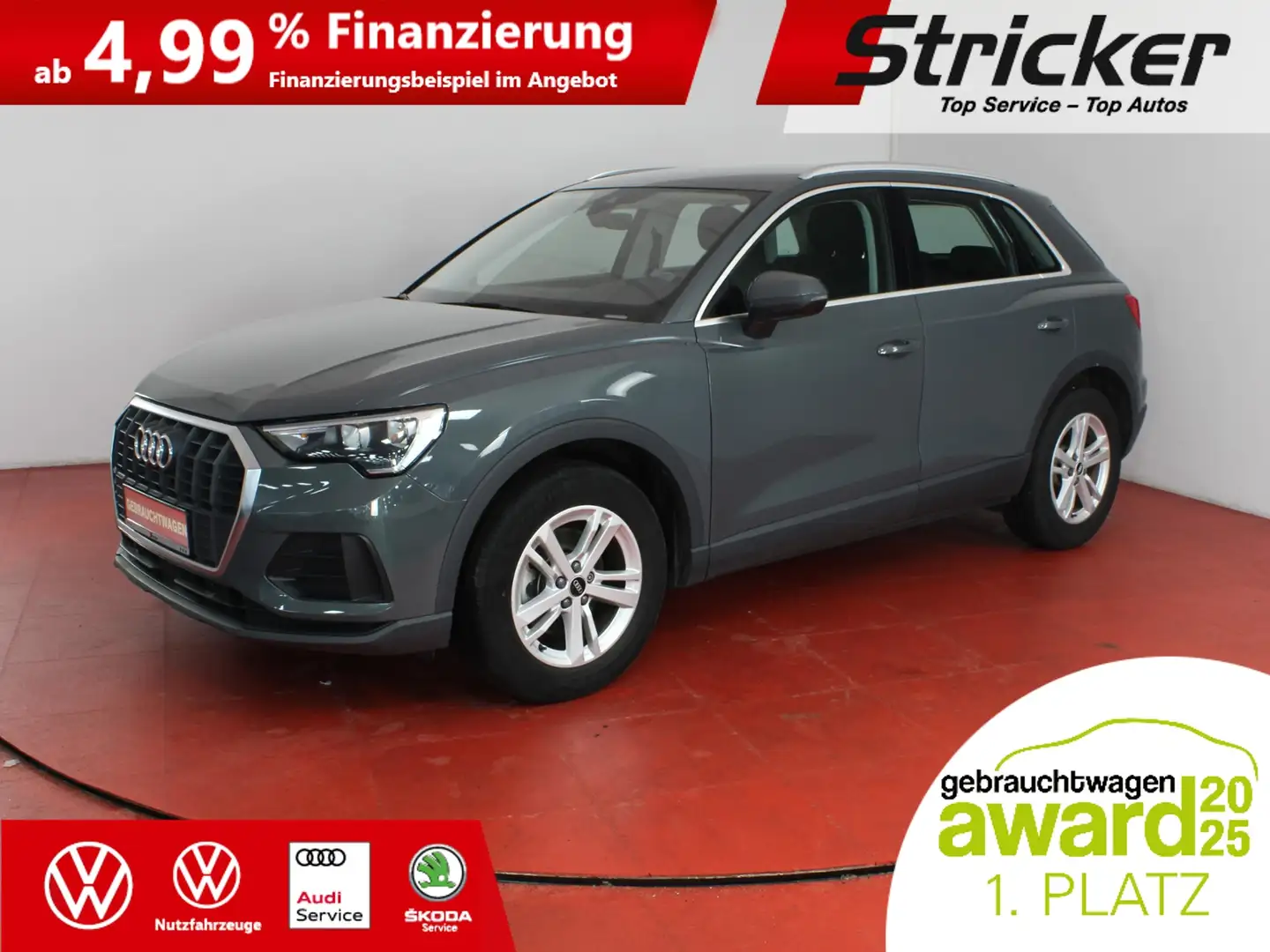 Audi Q3 35TFSI S-Tronic 285,-ohne Anzahlung Einparkhilfe Grau - 1