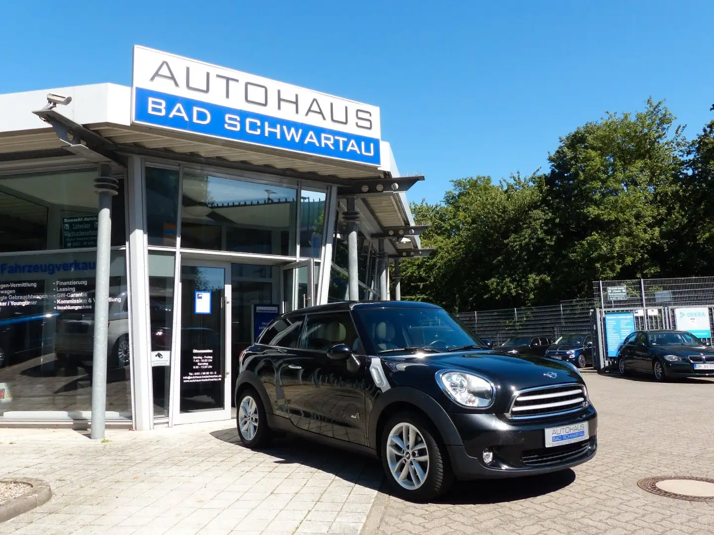 MINI Cooper Paceman ALL4 Aut., Leder, Pan.-dach, Navi Schwarz - 1