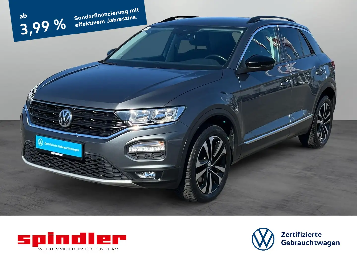 Volkswagen T-Roc Style United 2.0 TDI DSG / Navi, PDC, SH Gris - 1