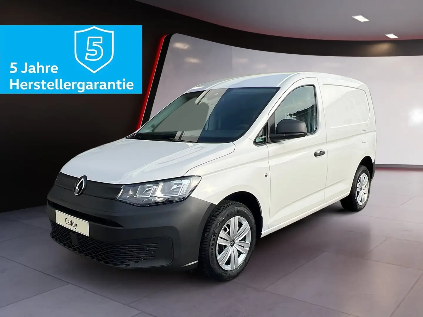Volkswagen Caddy Cargo 2,0 TDI 4motion AHK Klima Weiß - 2