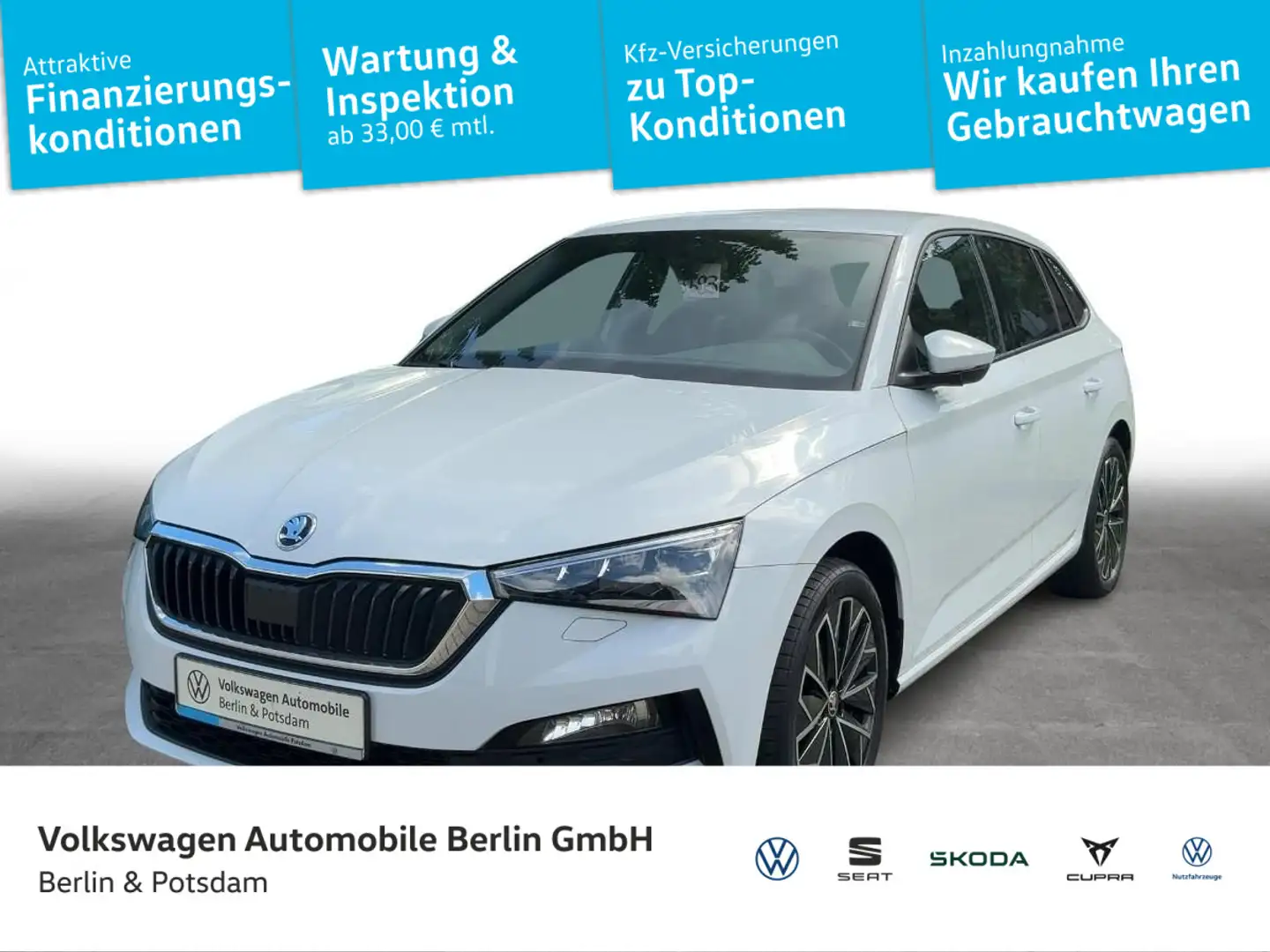 Skoda Scala 1.5 TSI Style Klima PDC LED Weiß - 1