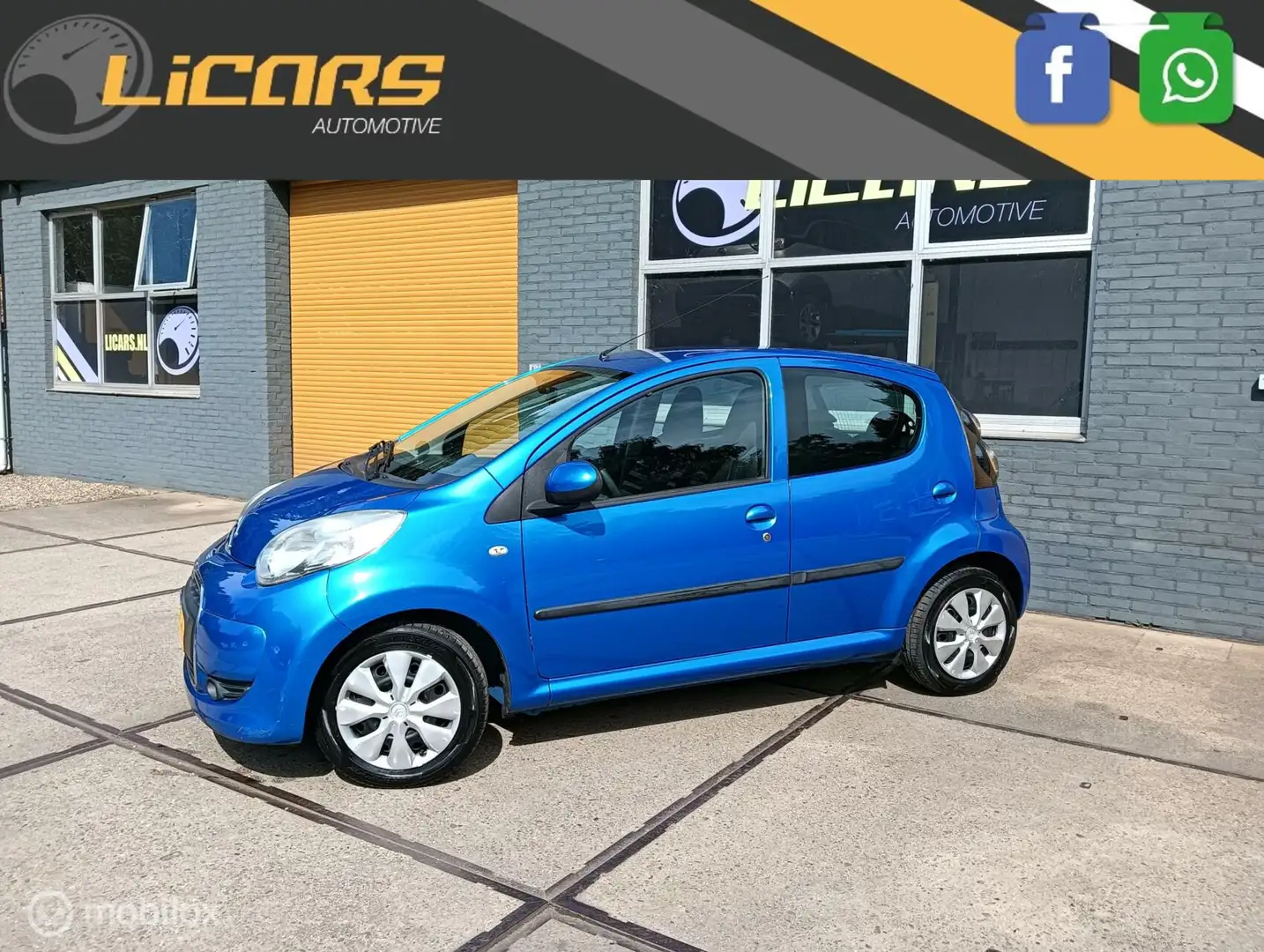 Citroen C1 1.0-12V 5deurs Airco/ nieuwe apk Blau - 2