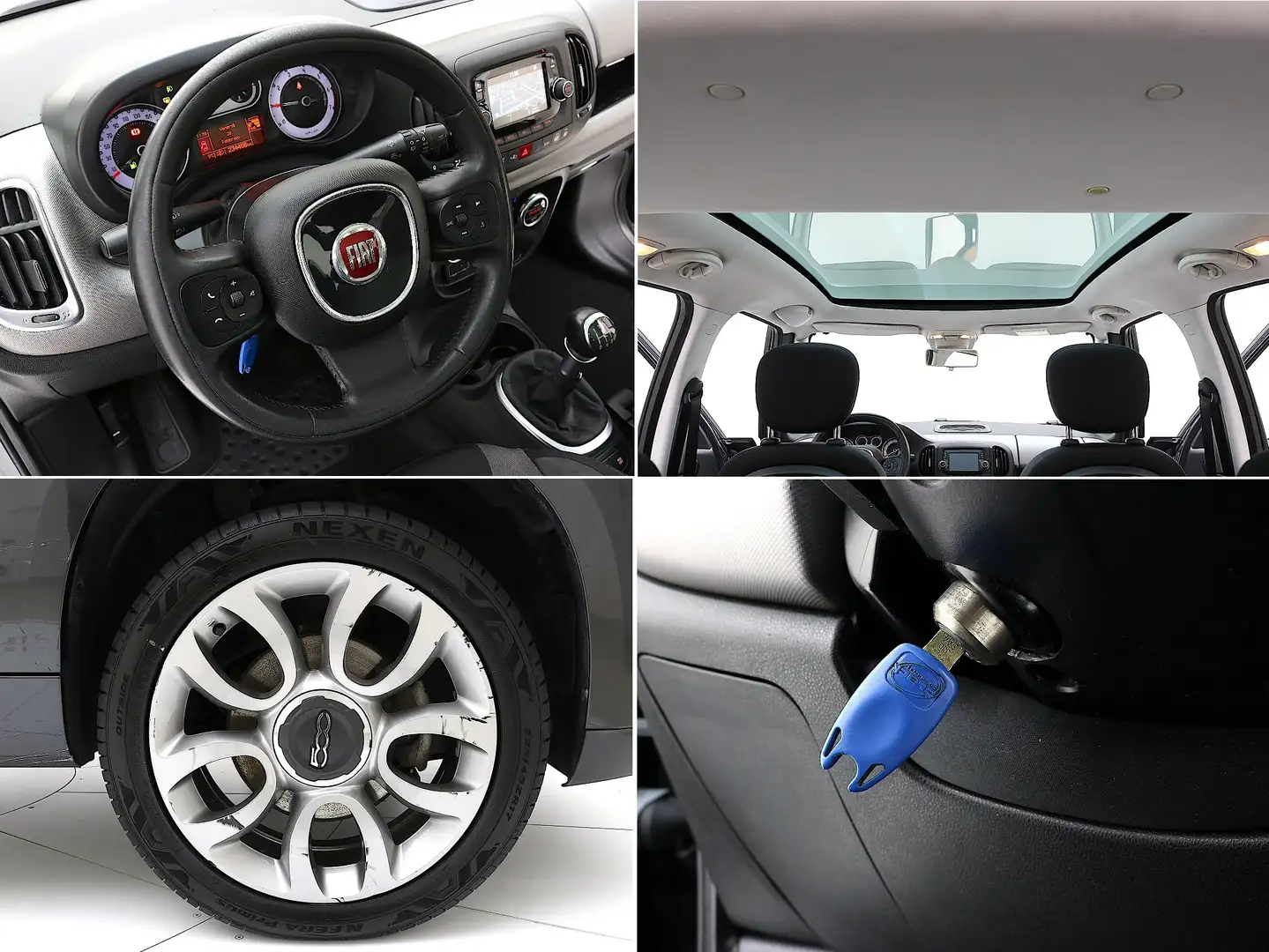 Fiat 500L 0.9 TwinAir Turbo Natural Power Lounge✔️TETTO Nero - 2