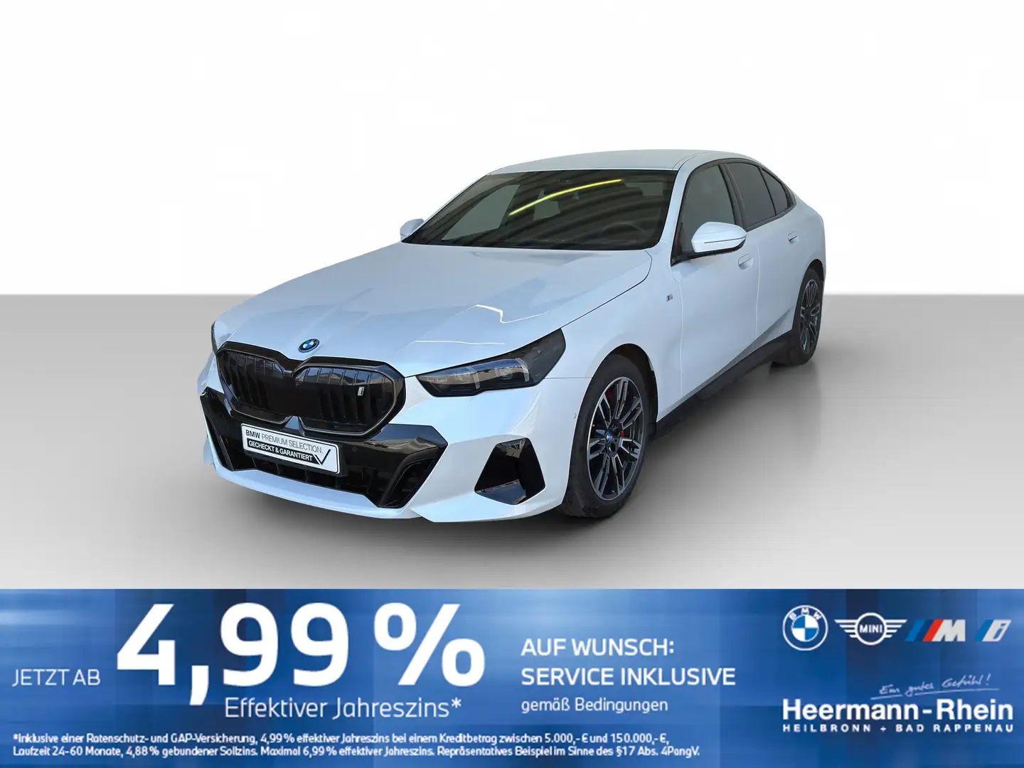 BMW i5 eDrive40 Lim. M Sport LiveCock.LED.AHK. Blanc - 2