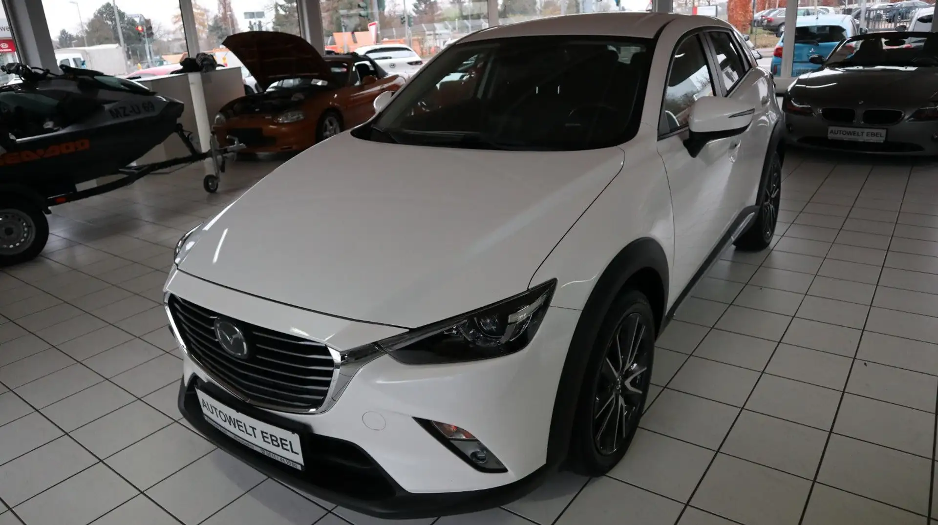 Mazda CX-3 Sports-Line*AUTOMATIK*BOSE*NAVI*INSP. NEU* Weiß - 1