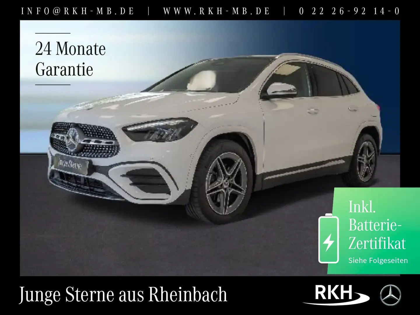 Mercedes-Benz GLA 250 GLA 250 e AMG Line Pano/Kamera/Totw./LED/Navi Blanc - 1