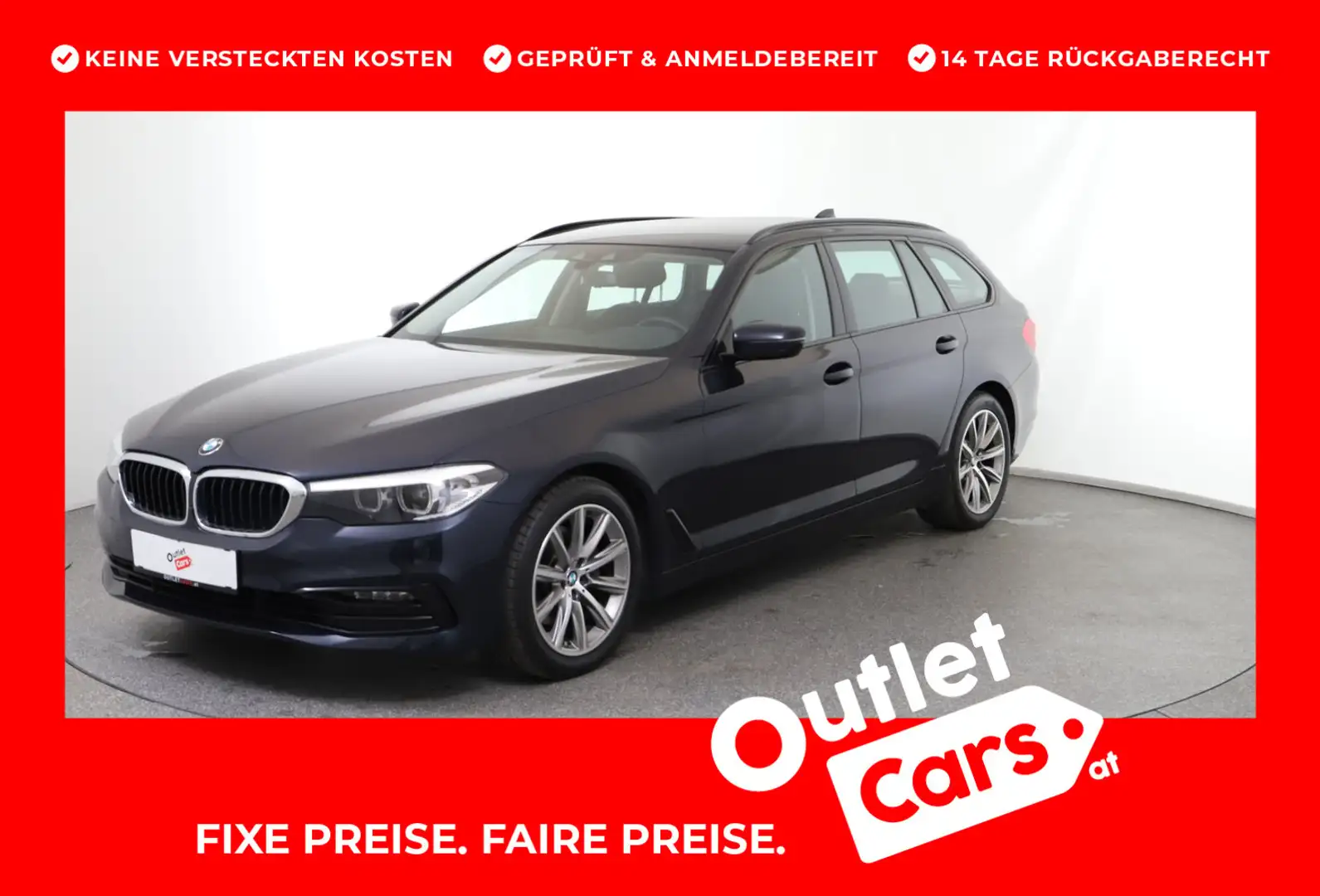 BMW 520 BMW 520d Touring Blau - 1
