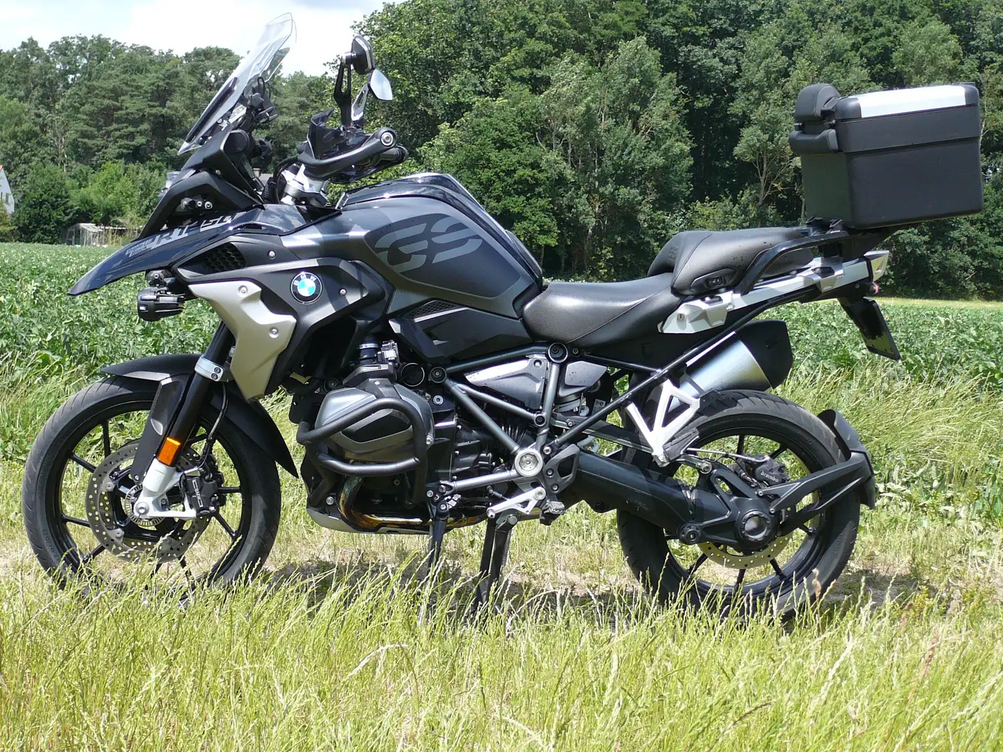 BMW R 1250 GS TRIPLE BLACK FULL  **SUSP.BASSE/VERLAAGDE VEERING* Noir - 2