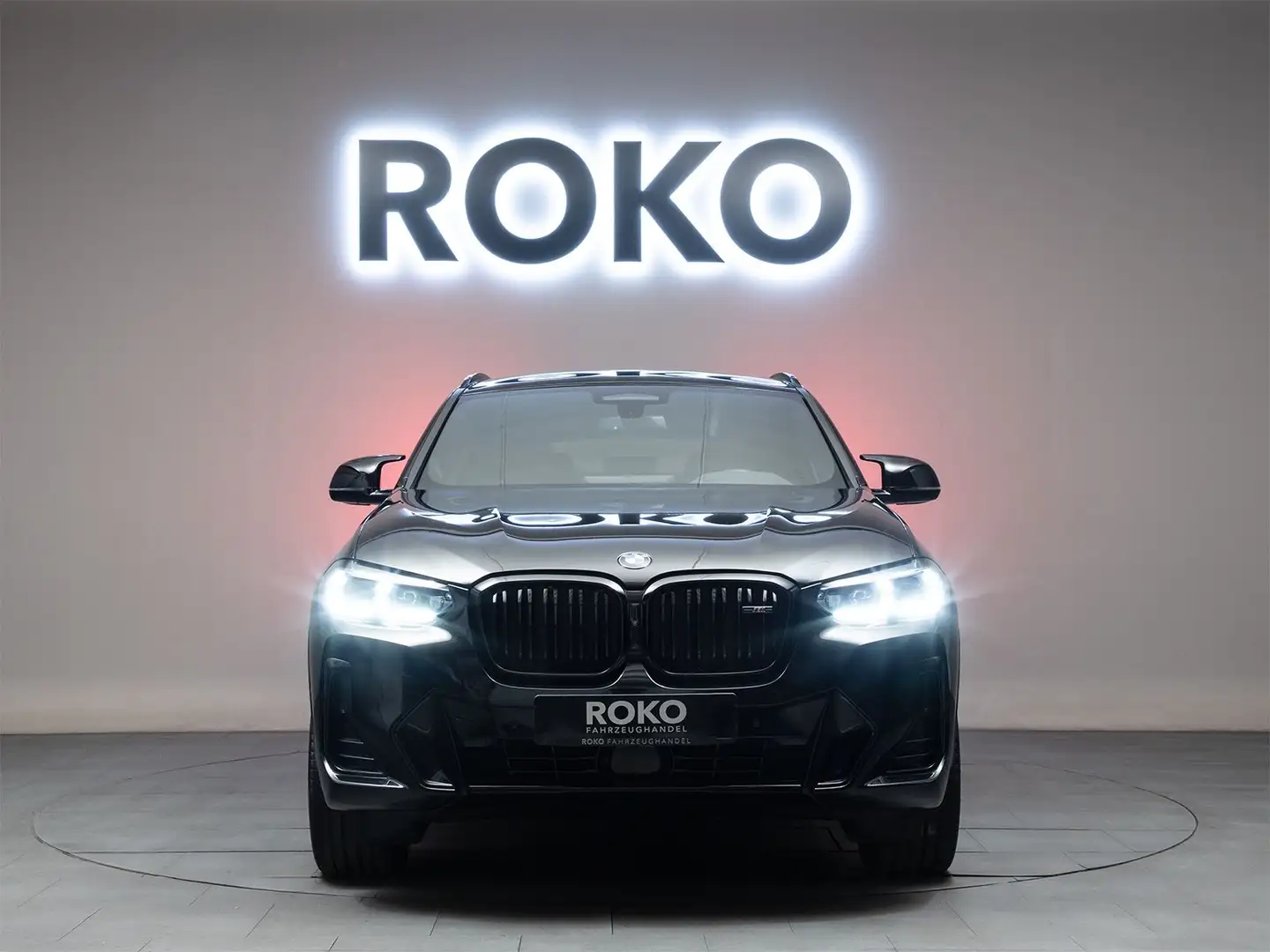 BMW X4 M d HuD LenkHz.H&K Laser360°Keyless AHK Memo Schwarz - 2