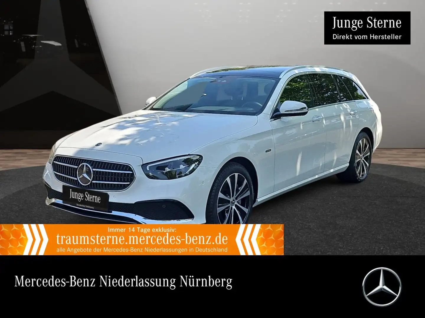 Mercedes-Benz E 300 e T AVANTG+PANO+LED+KAMERA+KEYLESS+9G Weiß - 1