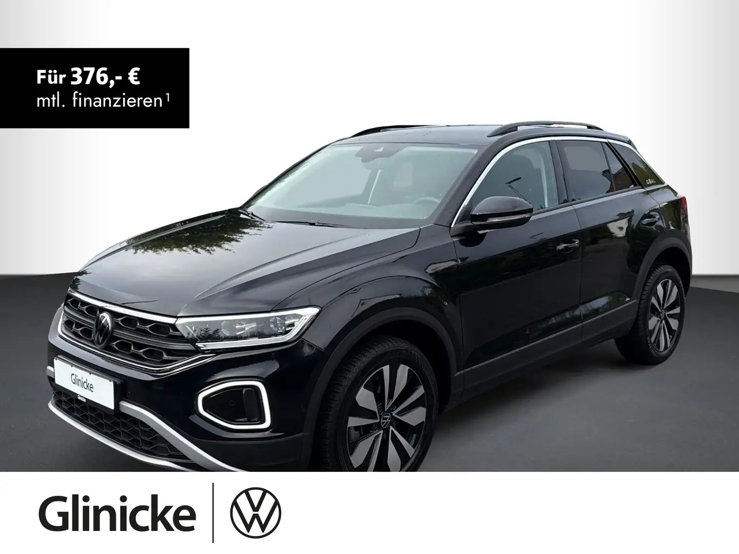 Volkswagen T-Roc GOAL 2.0 TDI DSG, AHK,LED, NAVI, RFK Schwarz - 1