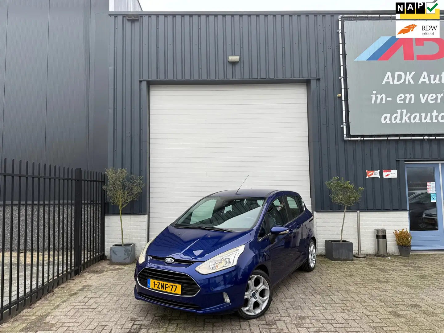 Ford B-Max 1.0 EcoBoost Titanium CAMERA/NAVI/TREKHAAK/2X PDC/ Blau - 1