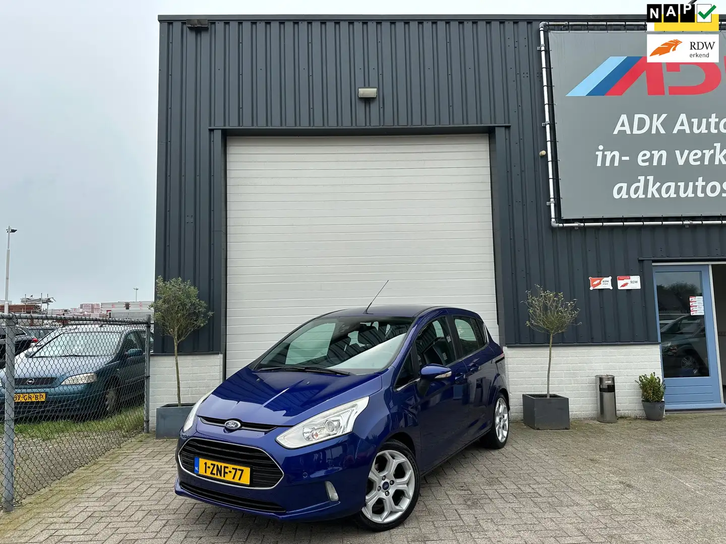Ford B-Max 1.0 EcoBoost Titanium CAMERA/NAVI/TREKHAAK/2X PDC/ Blauw - 1
