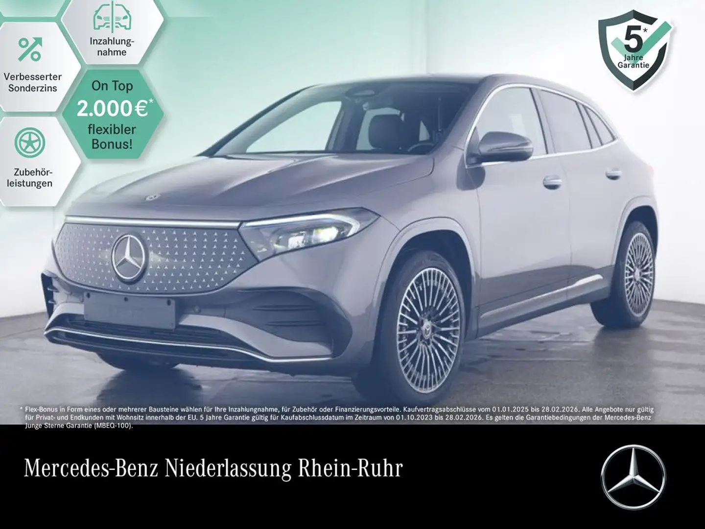 Mercedes-Benz EQA 300 4M AMG+20"+PLUS-PAKET+KAMERA+KEYLESS+SPUR Grau - 1